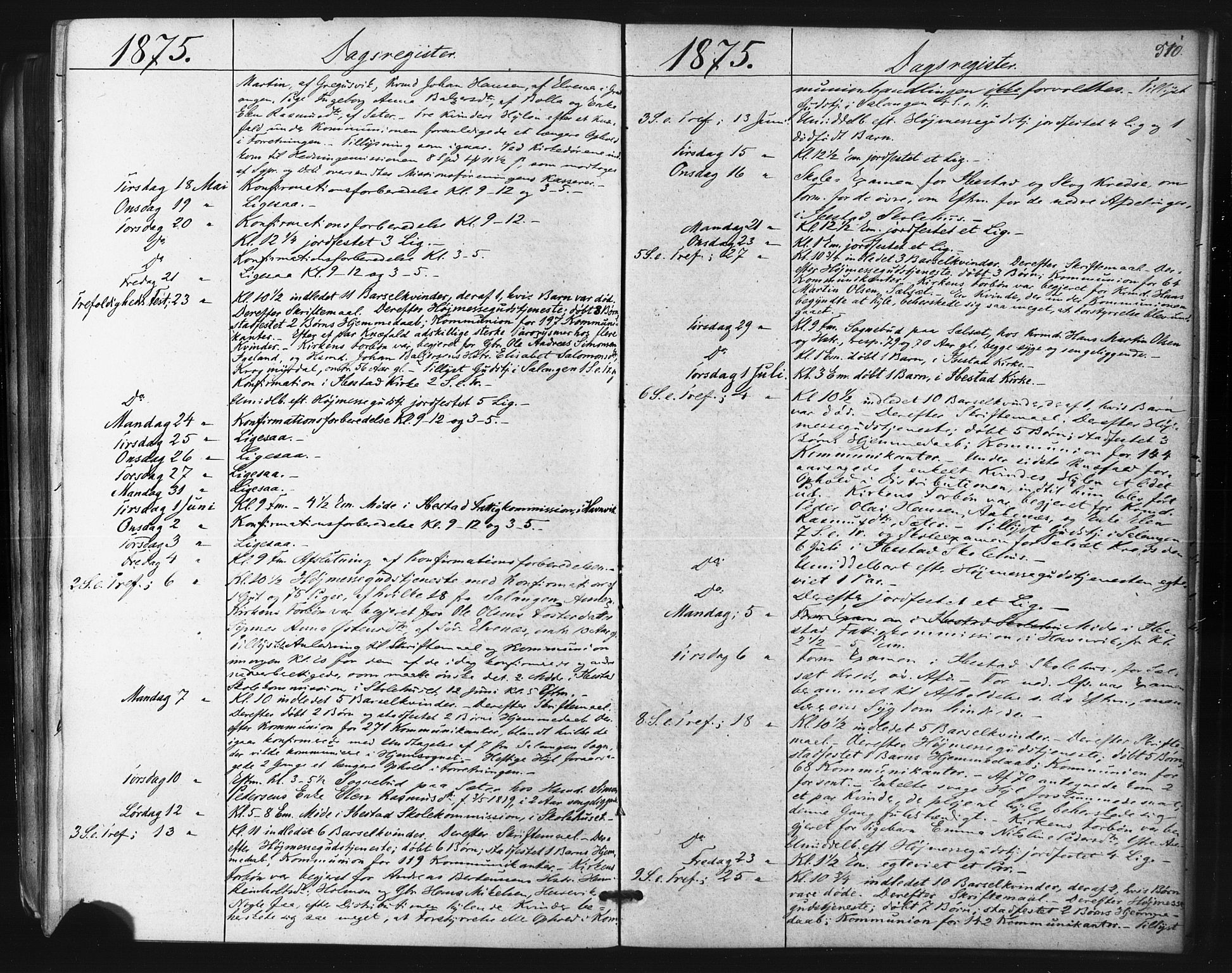 Ibestad sokneprestembete, AV/SATØ-S-0077/H/Ha/Haa/L0010kirke: Ministerialbok nr. 10, 1869-1879, s. 510