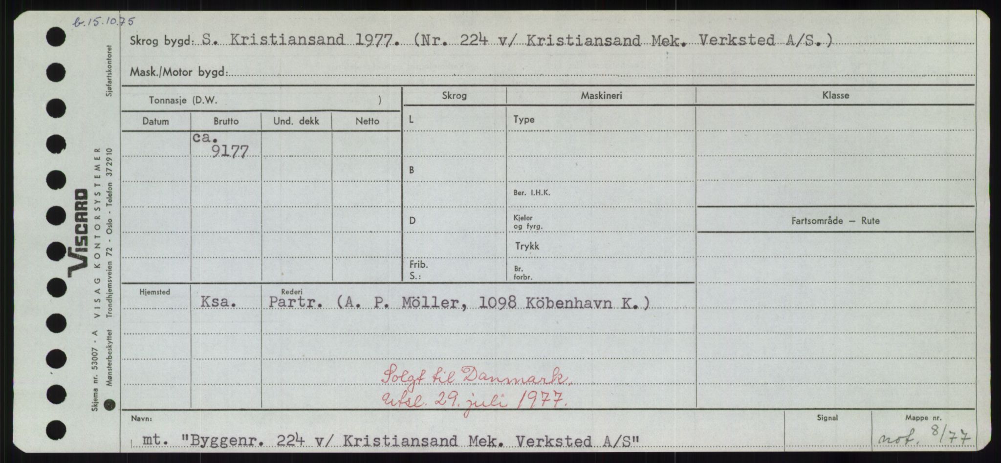 Sjøfartsdirektoratet med forløpere, Skipsmålingen, RA/S-1627/H/Hd/L0006: Fartøy, Byg-Båt, s. 431