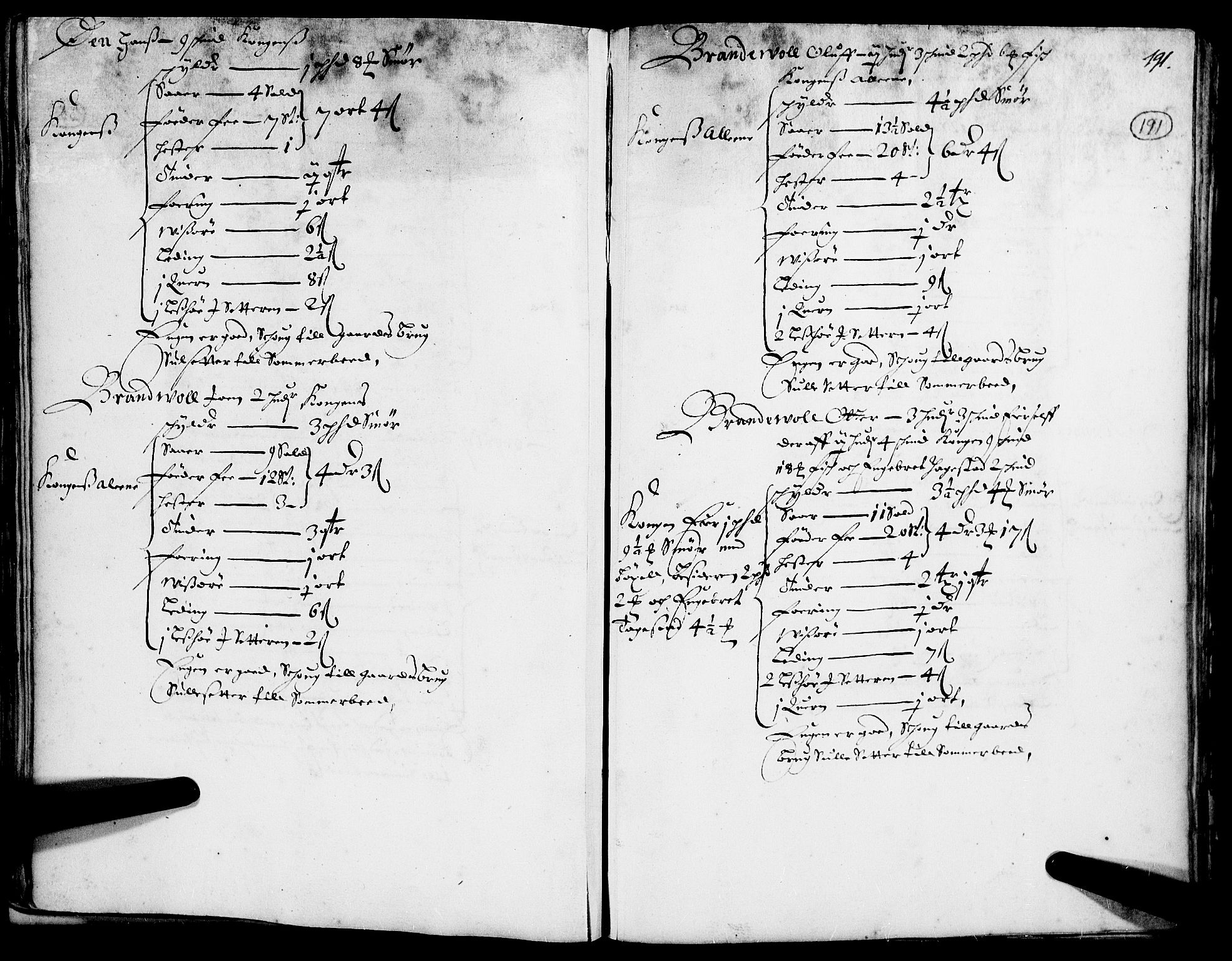 Rentekammeret inntil 1814, Realistisk ordnet avdeling, AV/RA-EA-4070/N/Nb/Nba/L0014: Gudbrandsdalen fogderi, 1. del, 1668, s. 190b-191a