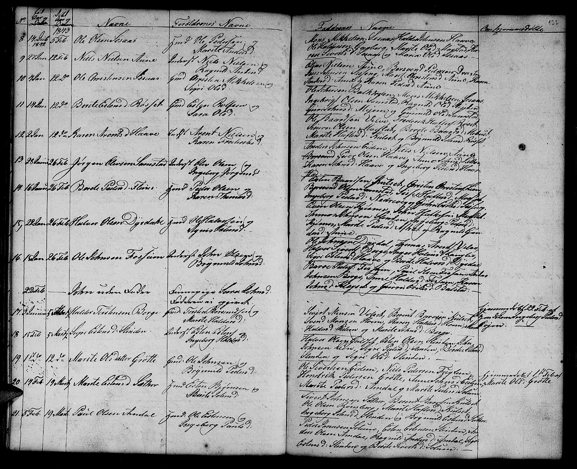 Ministerialprotokoller, klokkerbøker og fødselsregistre - Sør-Trøndelag, SAT/A-1456/695/L1154: Klokkerbok nr. 695C05, 1842-1858, s. 122