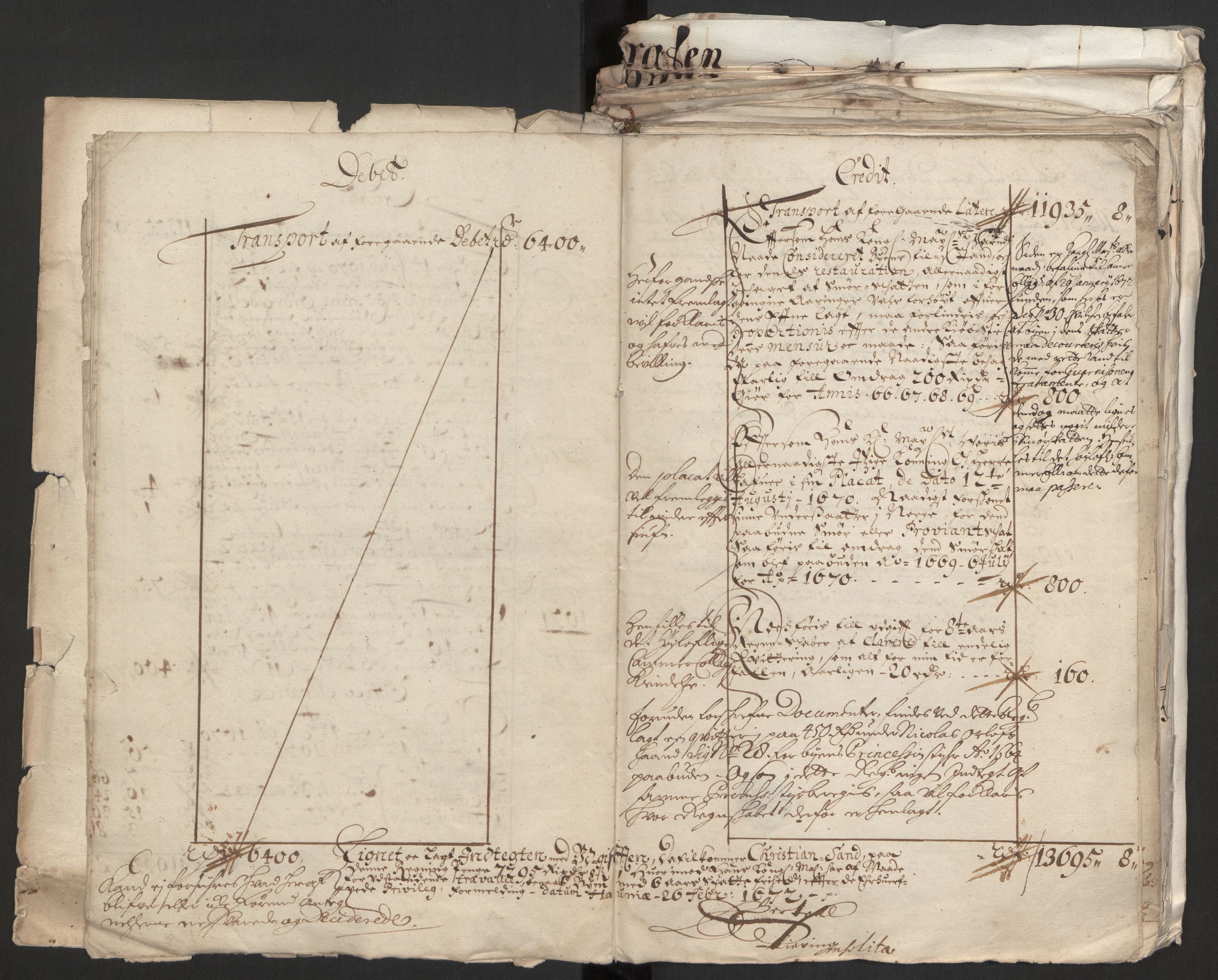 Rentekammeret inntil 1814, Reviderte regnskaper, Byregnskaper, RA/EA-4066/R/Rm/L0258: [M1] Kontribusjonsregnskap, 1664-1700, s. 10