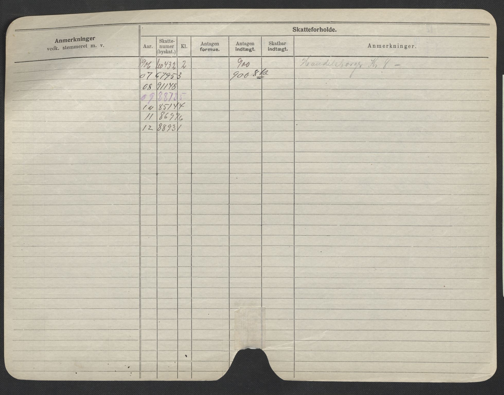 Oslo folkeregister, Registerkort, SAO/A-11715/F/Fa/Fac/L0008: Menn, 1906-1914, s. 325b