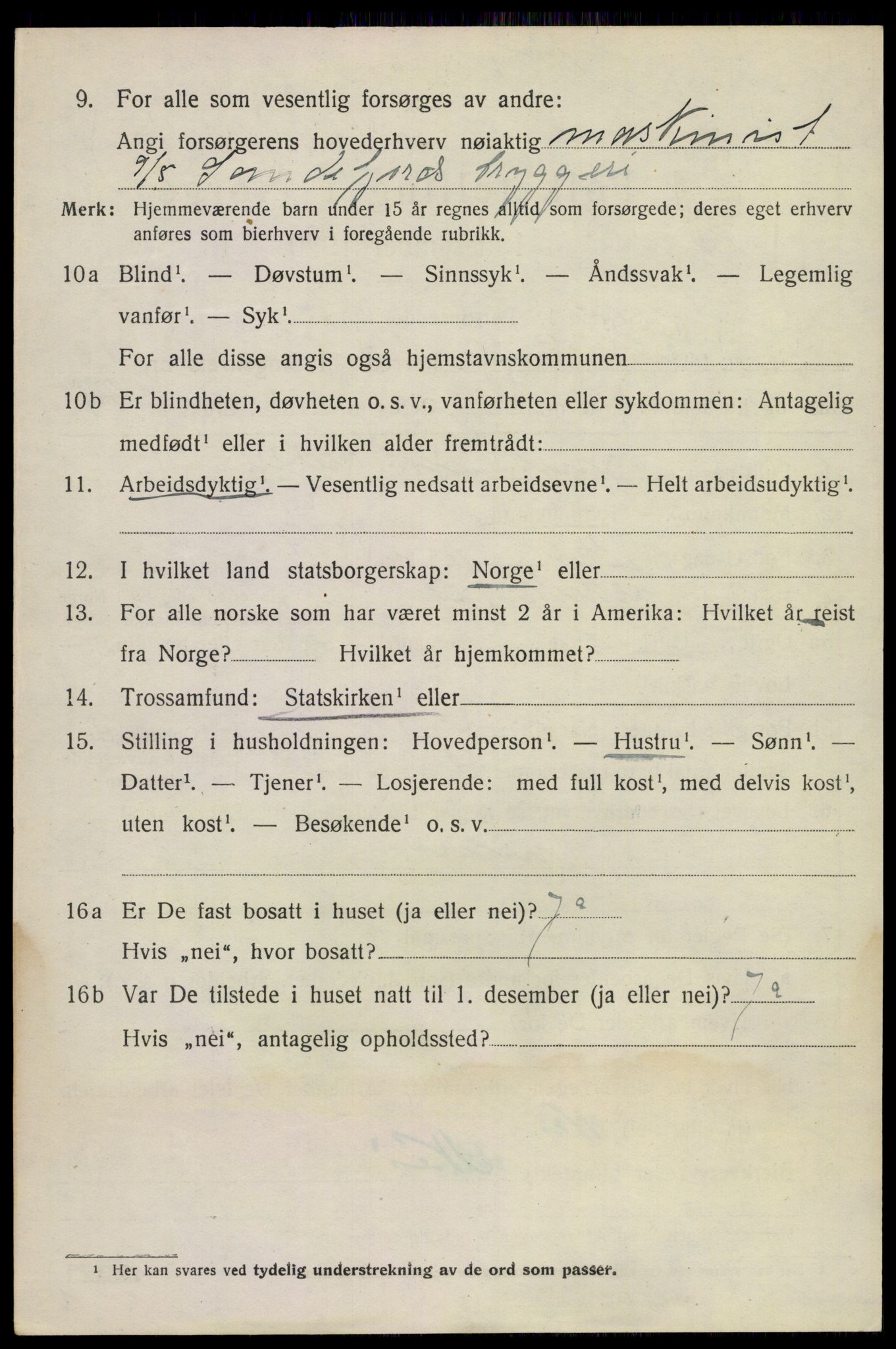 SAKO, Folketelling 1920 for 0724 Sandeherred herred, 1920, s. 20157