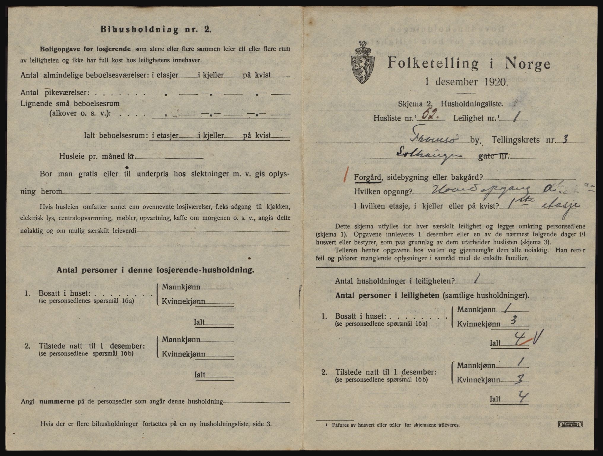 SATØ, Folketelling 1920 for 1902 Tromsø kjøpstad, 1920, s. 3277