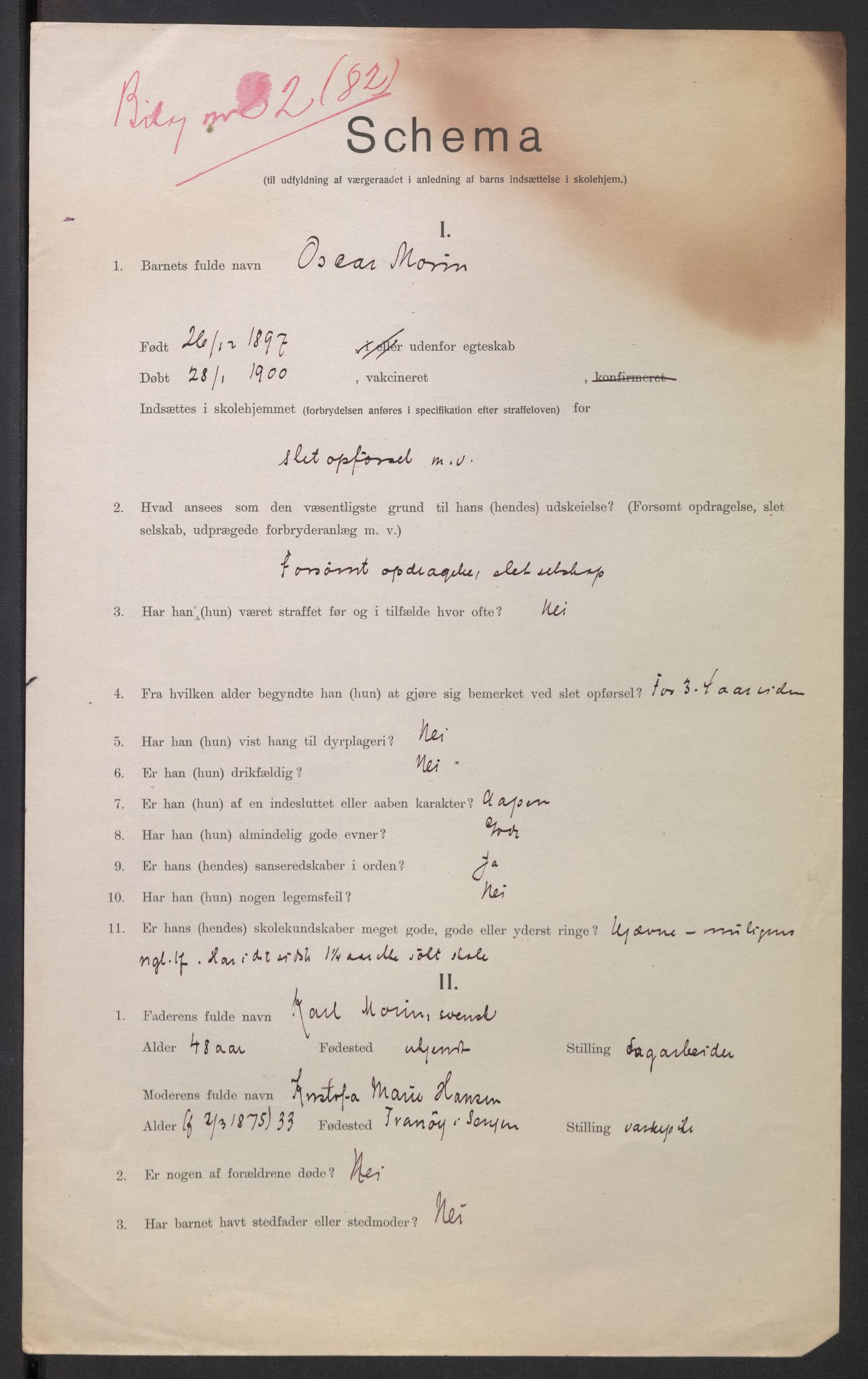 Falstad skolehjem, AV/RA-S-1676/E/Eb/L0008: Elevmapper løpenr. 169-188, 1907-1914, s. 112