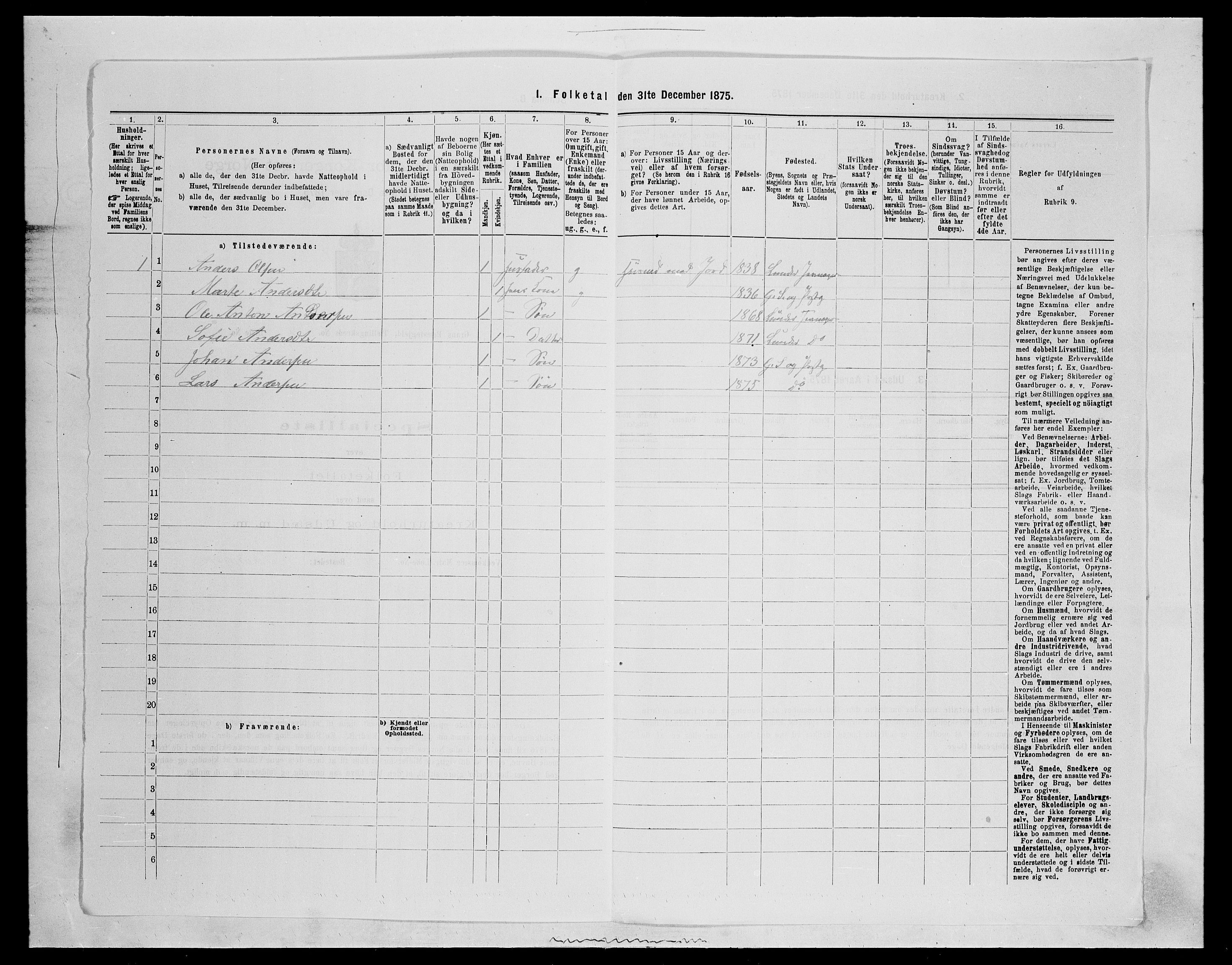 SAH, Folketelling 1875 for 0534P Gran prestegjeld, 1875, s. 2668