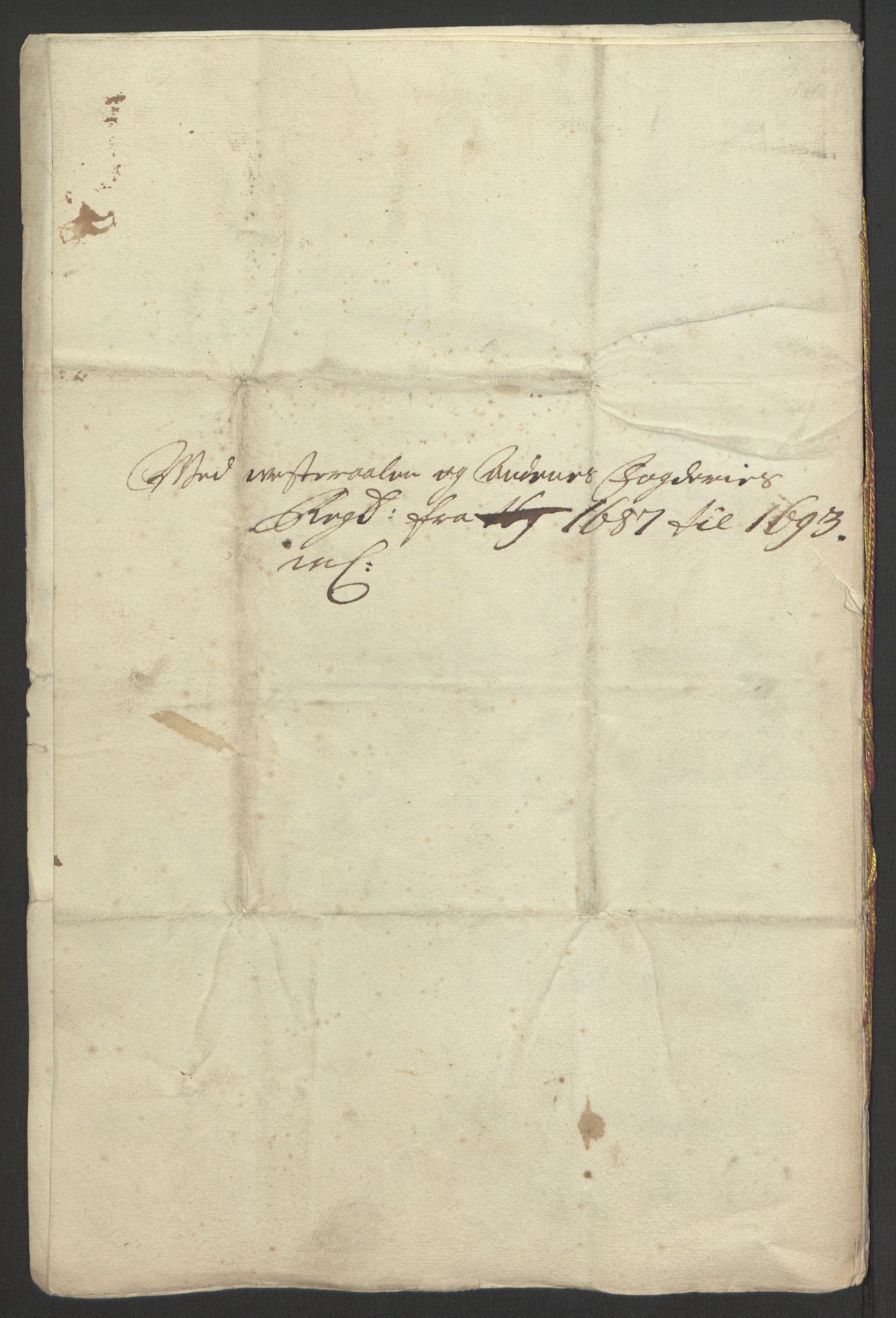 Rentekammeret inntil 1814, Reviderte regnskaper, Fogderegnskap, AV/RA-EA-4092/R67/L4676: Fogderegnskap Vesterålen, Andenes og Lofoten, 1691-1693, s. 383