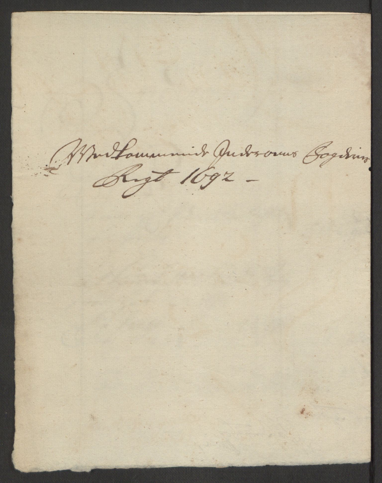 Rentekammeret inntil 1814, Reviderte regnskaper, Fogderegnskap, AV/RA-EA-4092/R63/L4308: Fogderegnskap Inderøy, 1692-1694, s. 76