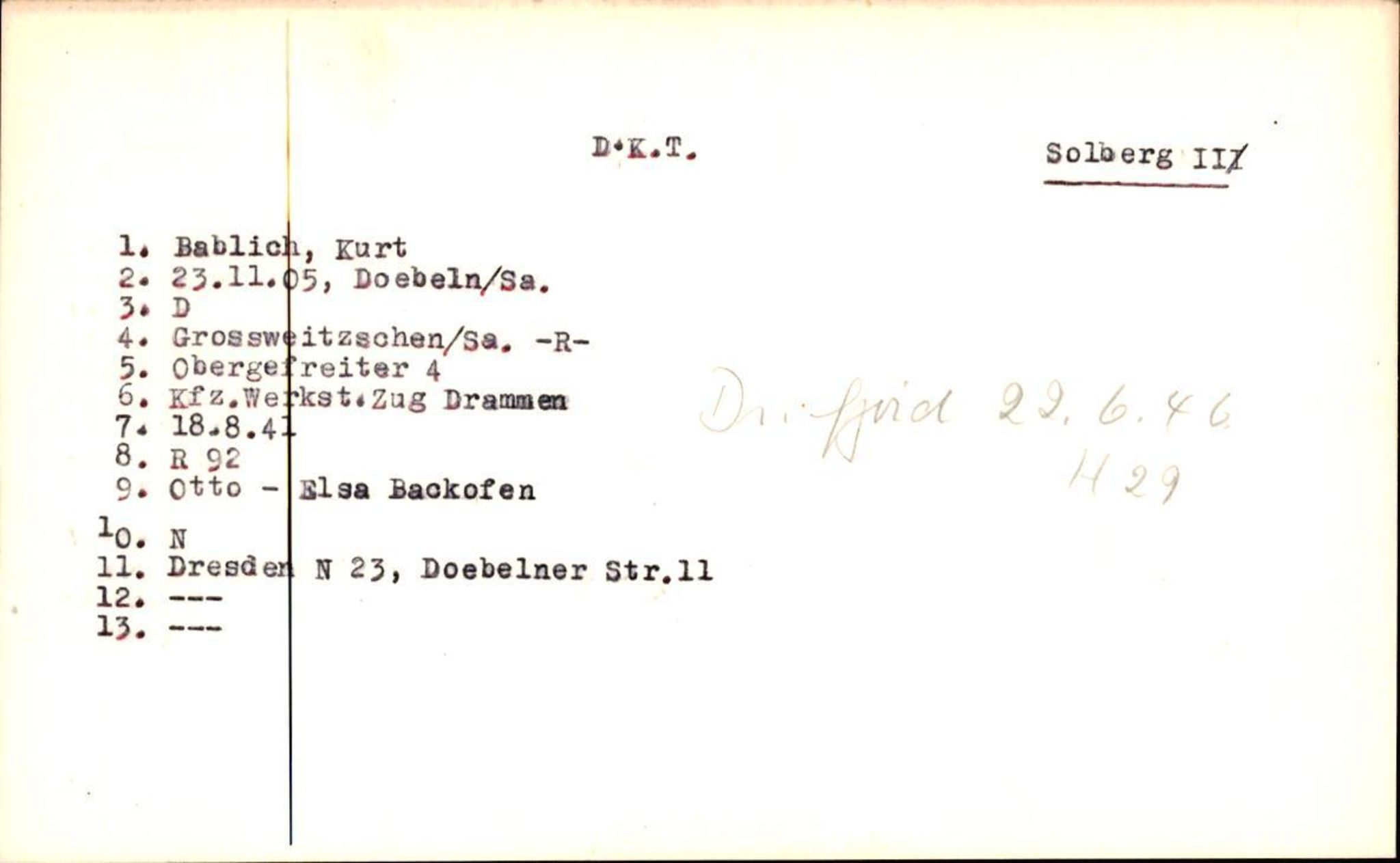Hjemsendte tyskere , RA/RAFA-6487/D/Db/L0006: Adam-Zimmerman + Ableiter-Barta, 1945-1947, s. 812