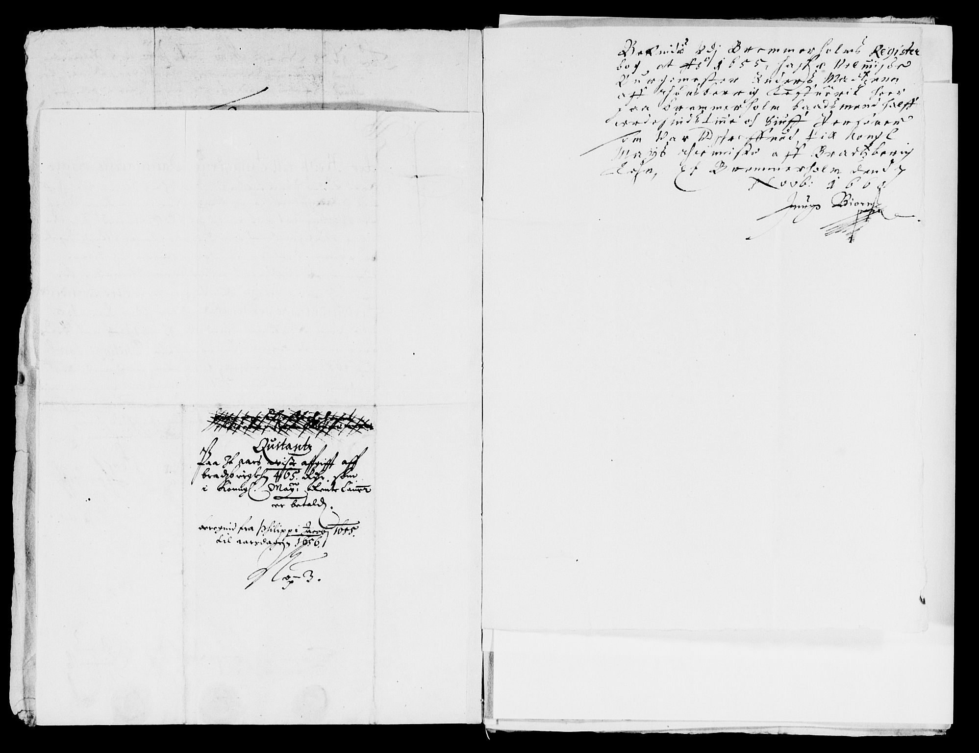 Rentekammeret inntil 1814, Reviderte regnskaper, Lensregnskaper, AV/RA-EA-5023/R/Rb/Rbp/L0041: Bratsberg len, 1654-1656