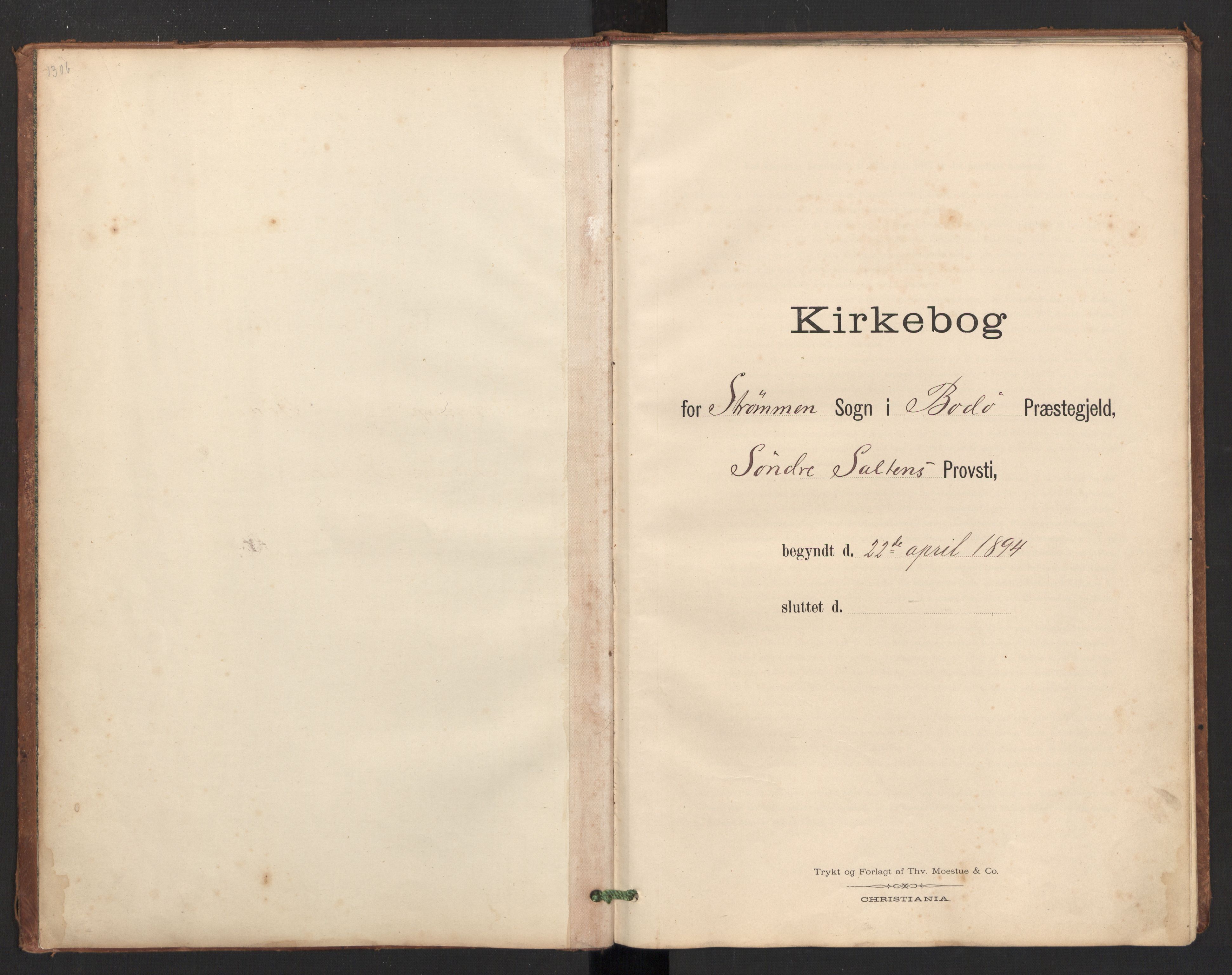 Ministerialprotokoller, klokkerbøker og fødselsregistre - Nordland, AV/SAT-A-1459/804/L0087: Ministerialbok nr. 804A08, 1894-1907