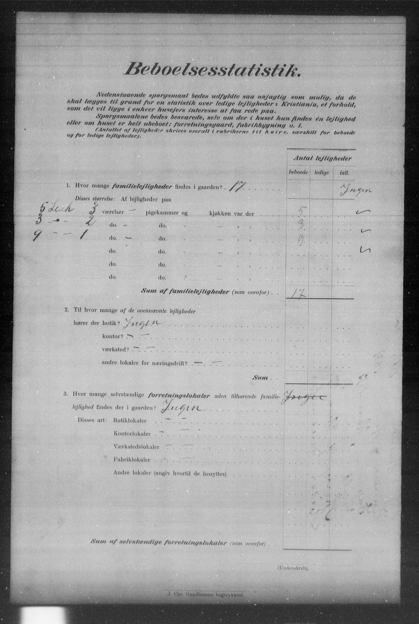 OBA, Kommunal folketelling 31.12.1903 for Kristiania kjøpstad, 1903, s. 15866