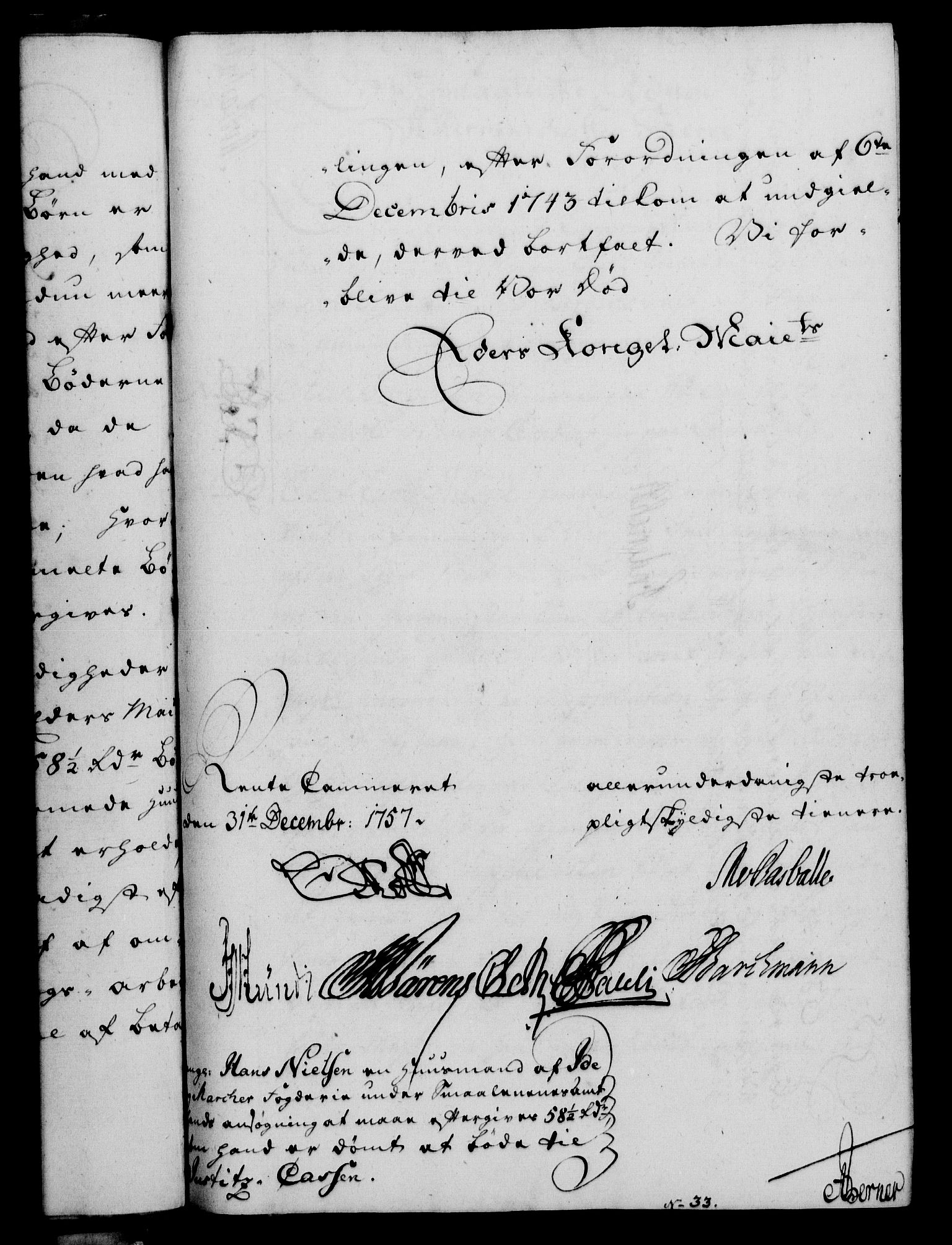 Rentekammeret, Kammerkanselliet, RA/EA-3111/G/Gf/Gfa/L0040: Norsk relasjons- og resolusjonsprotokoll (merket RK 52.40), 1758, s. 52