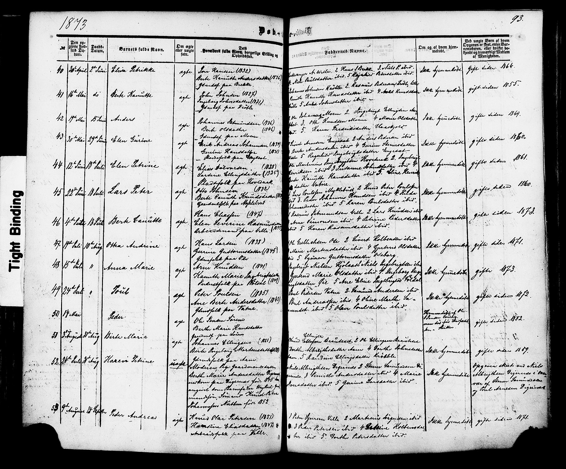 Ministerialprotokoller, klokkerbøker og fødselsregistre - Møre og Romsdal, AV/SAT-A-1454/513/L0175: Ministerialbok nr. 513A02, 1856-1877, s. 93