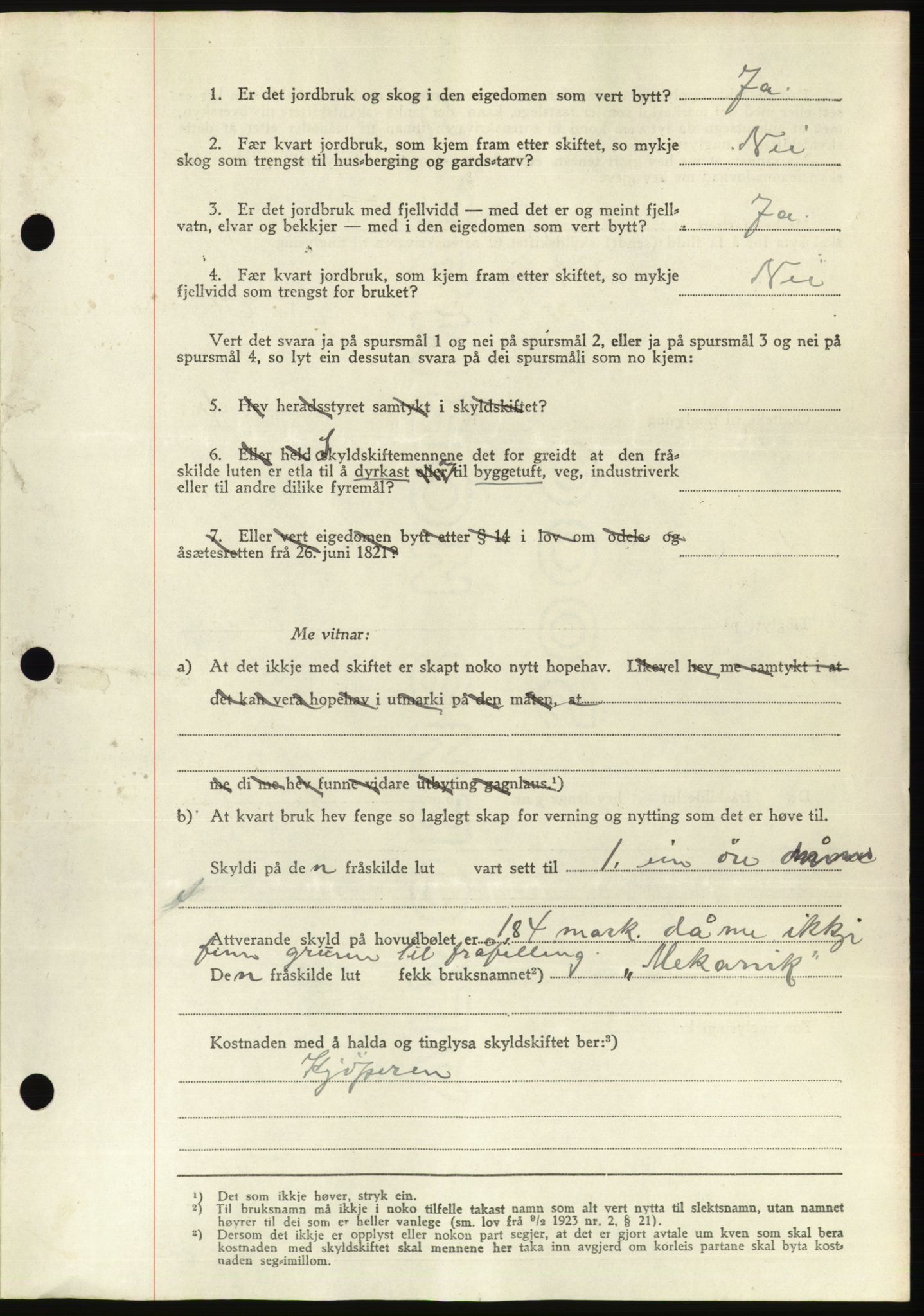 Søre Sunnmøre sorenskriveri, AV/SAT-A-4122/1/2/2C/L0077: Pantebok nr. 3A, 1945-1946, Dagboknr: 8/1945