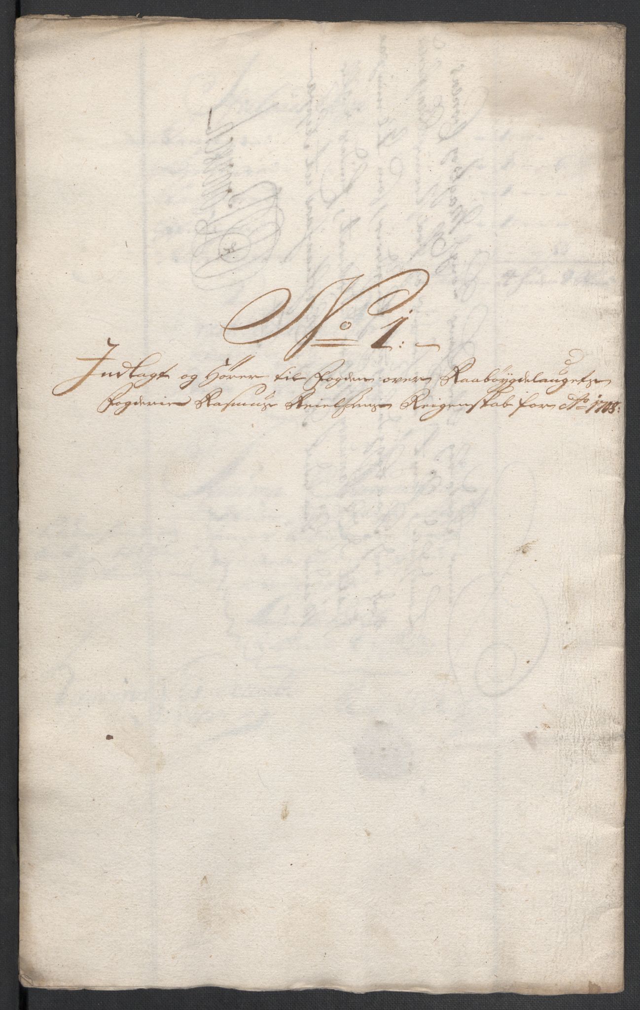Rentekammeret inntil 1814, Reviderte regnskaper, Fogderegnskap, AV/RA-EA-4092/R40/L2448: Fogderegnskap Råbyggelag, 1706-1708, s. 315