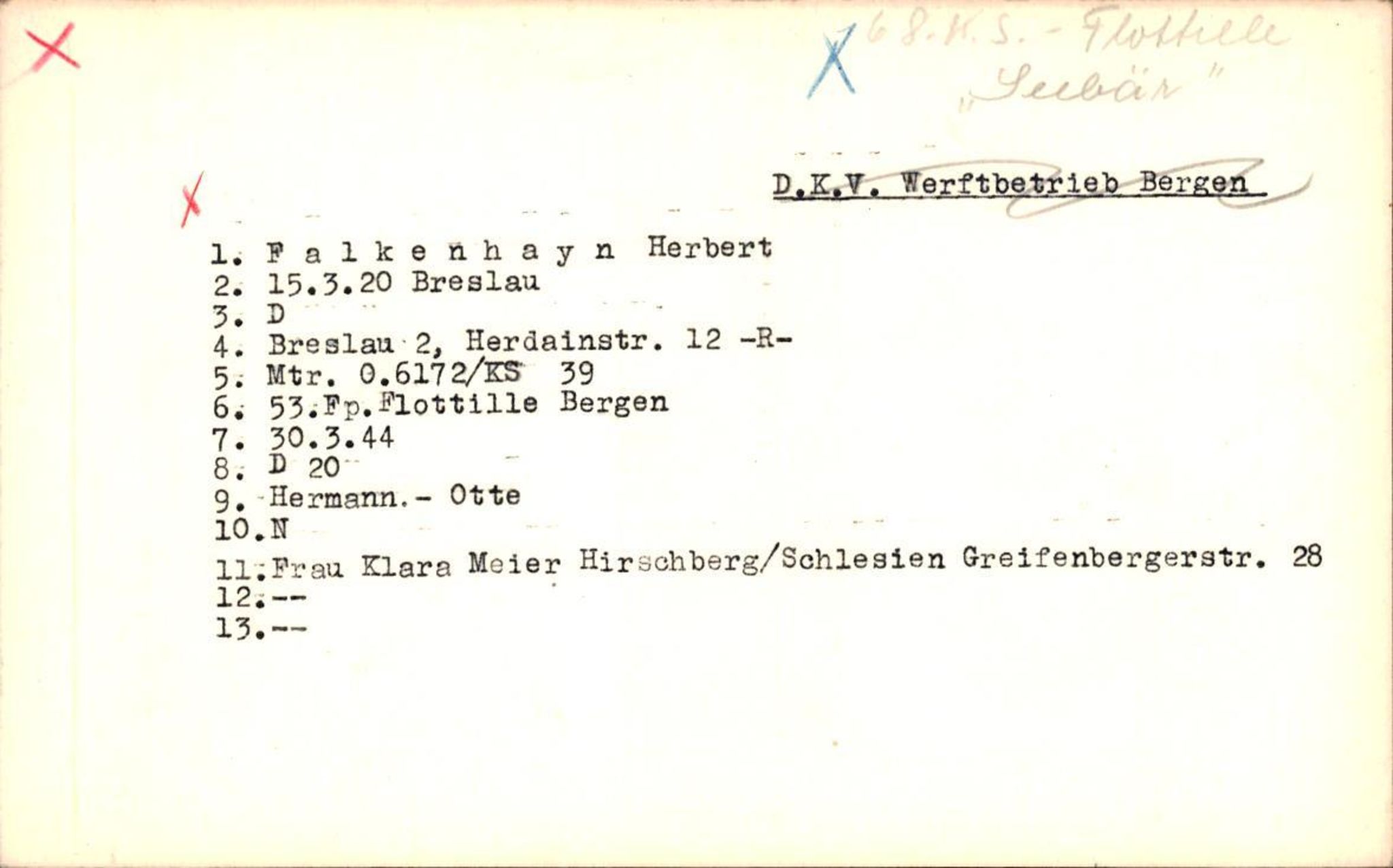 Hjemsendte tyskere , RA/RAFA-6487/D/Db/L0006: Adam-Zimmerman + Ableiter-Barta, 1945-1947, s. 32