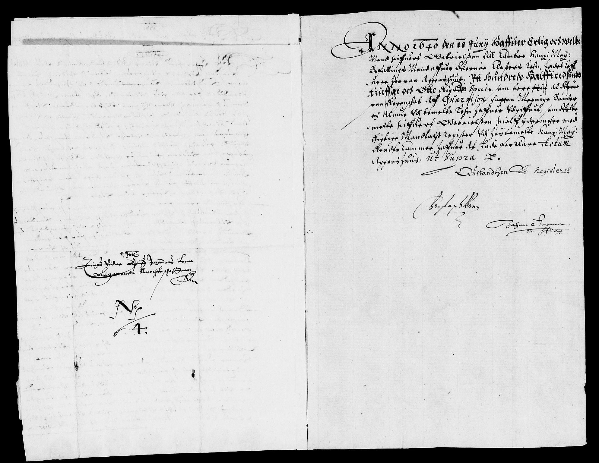 Rentekammeret inntil 1814, Reviderte regnskaper, Lensregnskaper, AV/RA-EA-5023/R/Rb/Rbg/L0005: Verne kloster len, 1639-1642