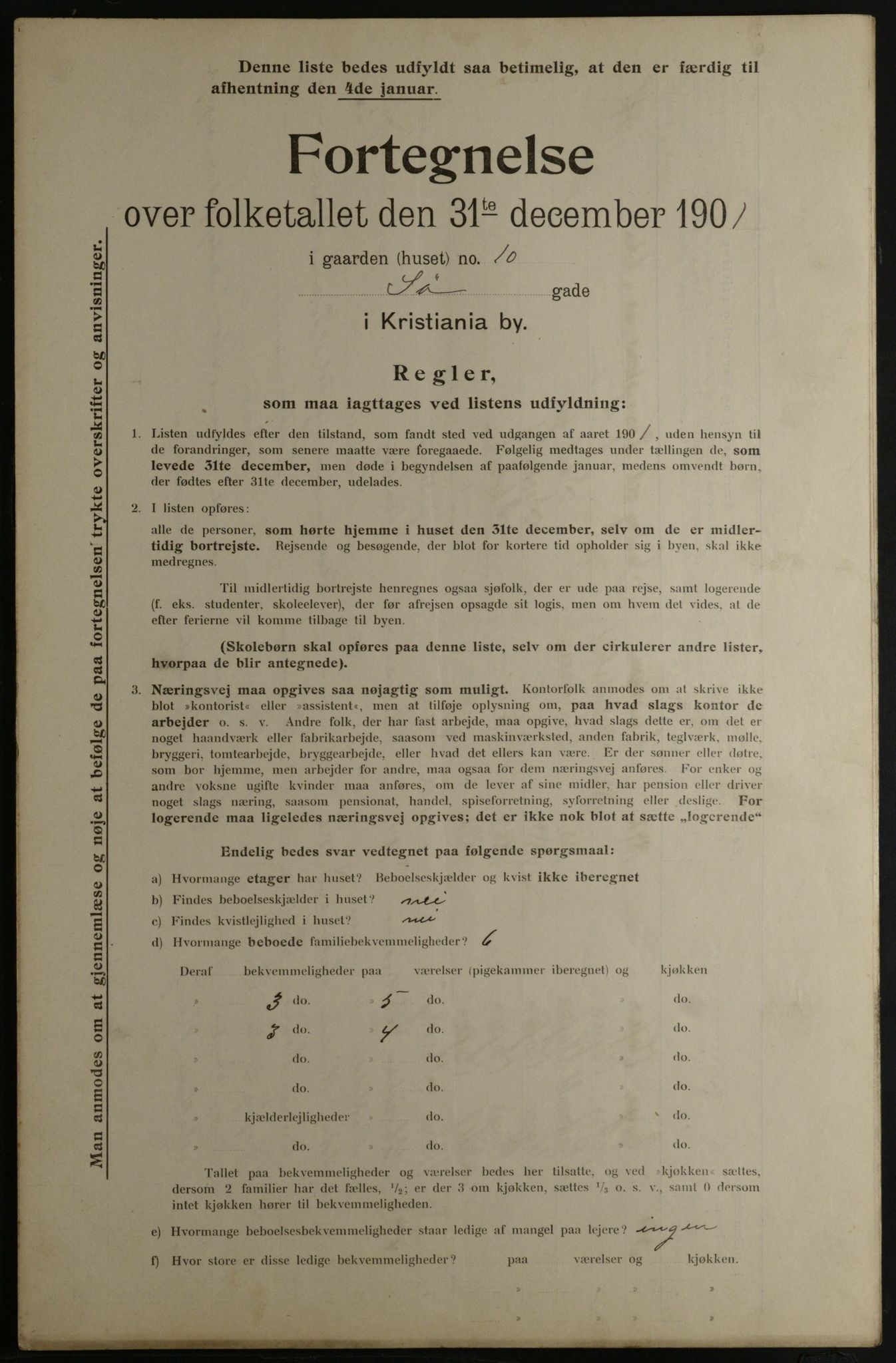 OBA, Kommunal folketelling 31.12.1901 for Kristiania kjøpstad, 1901, s. 14653