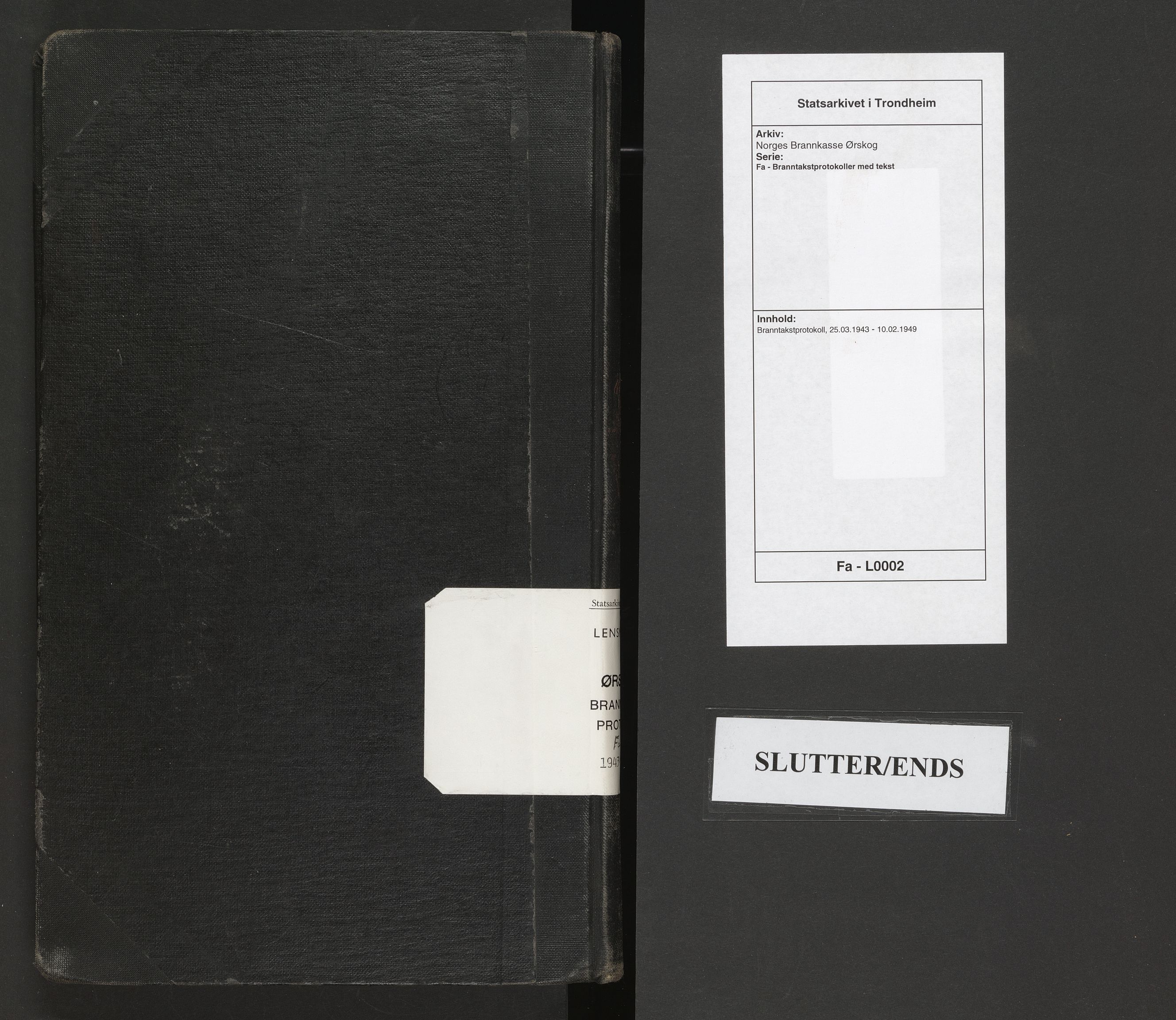 Norges Brannkasse Ørskog, AV/SAT-A-5493/Fa/L0002: Branntakstprotokoll, 1943-1949