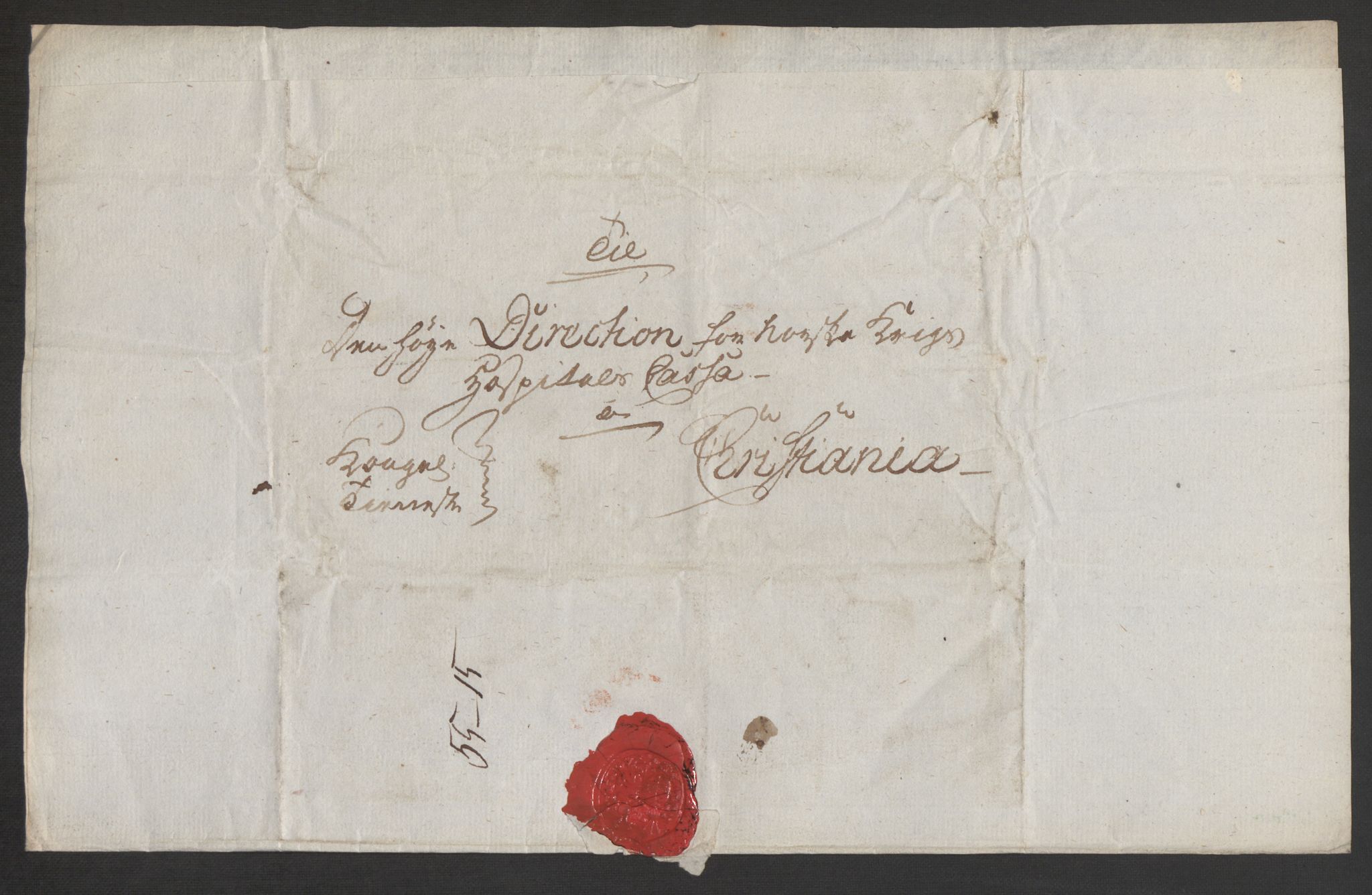 Forsvaret, Den norske kvesthuskasse/krigshospitalkasse, AV/RA-RAFA-1887/F/Fa/L0017: Innkomne brev:, 1782-1807, s. 105