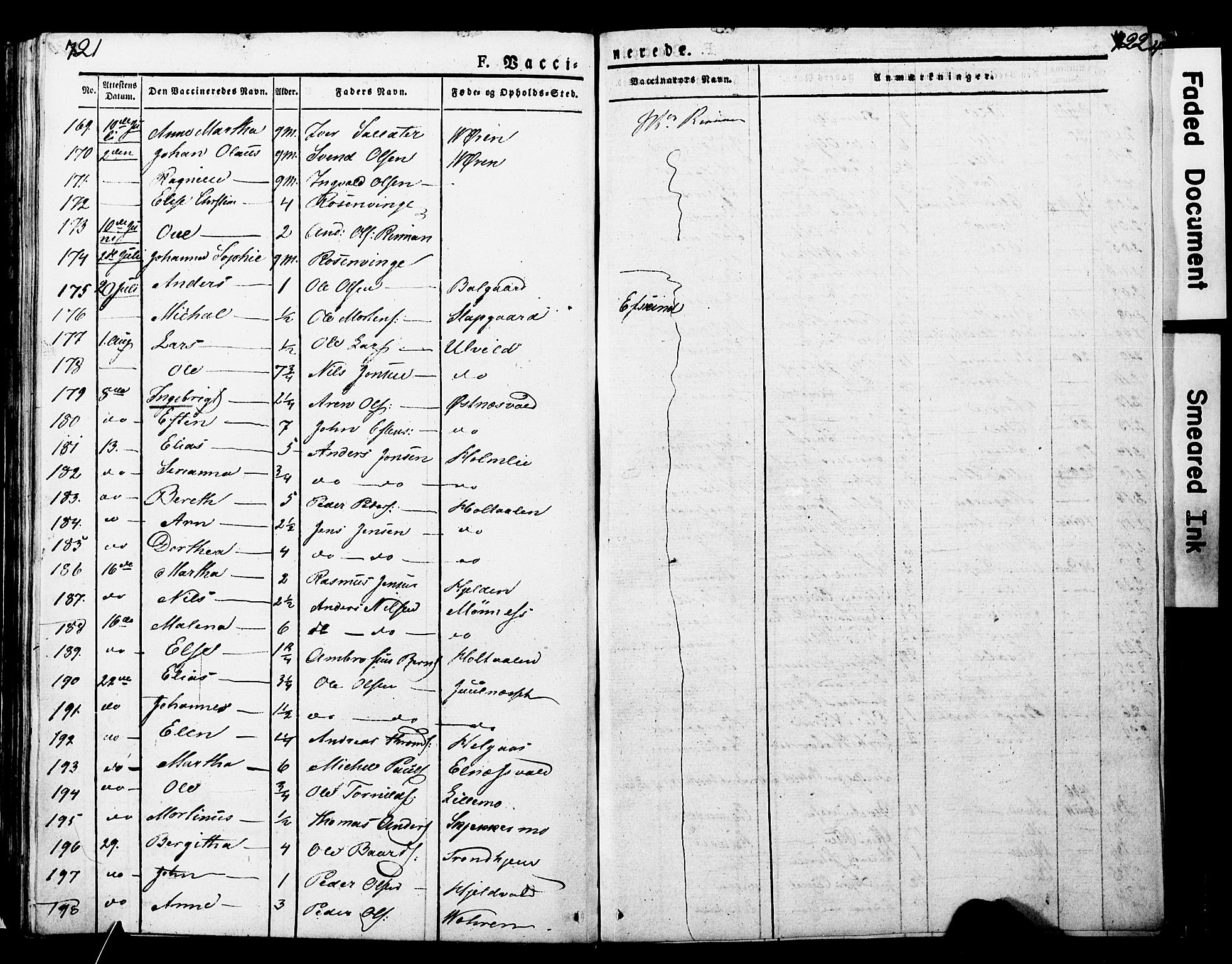 Ministerialprotokoller, klokkerbøker og fødselsregistre - Nord-Trøndelag, AV/SAT-A-1458/723/L0243: Ministerialbok nr. 723A12, 1822-1851, s. 721-722