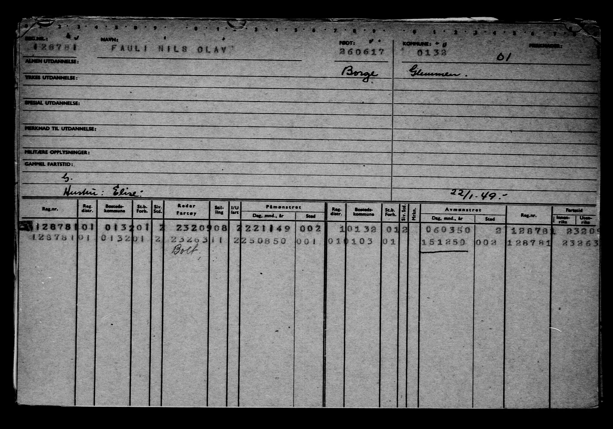 Direktoratet for sjømenn, RA/S-3545/G/Gb/L0149: Hovedkort, 1917, s. 544