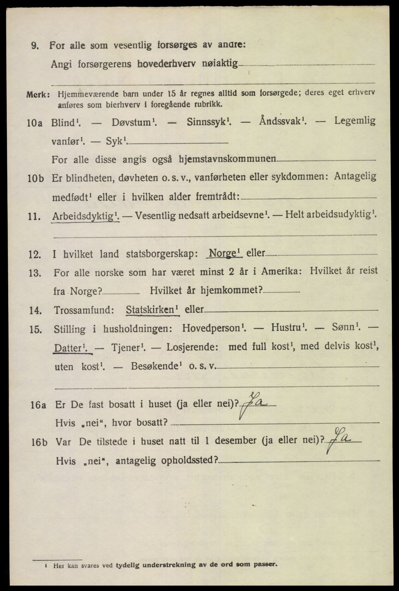 SAK, Folketelling 1920 for 1014 Vennesla herred, 1920, s. 4801