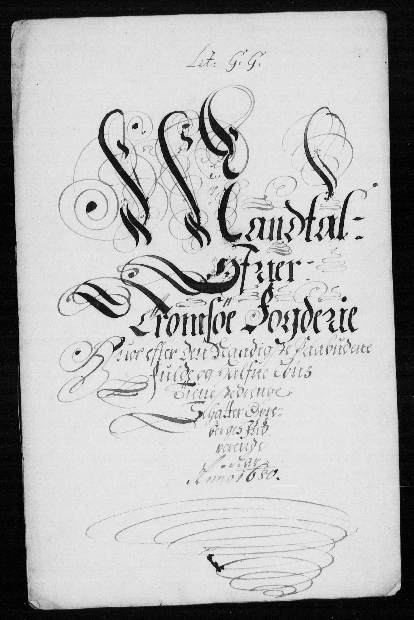 Rentekammeret inntil 1814, Reviderte regnskaper, Stiftamtstueregnskaper, Trondheim stiftamt og Nordland amt, AV/RA-EA-6044/R/Rh/L0007: Nordland amt, 1680