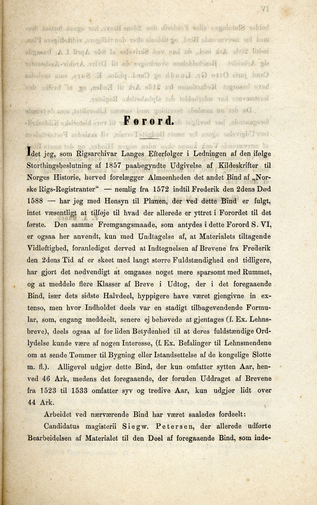 Publikasjoner utgitt av Det Norske Historiske Kildeskriftfond, PUBL/-/-/-: Norske Rigs-Registranter, bind 2, 1572-1588, s. III