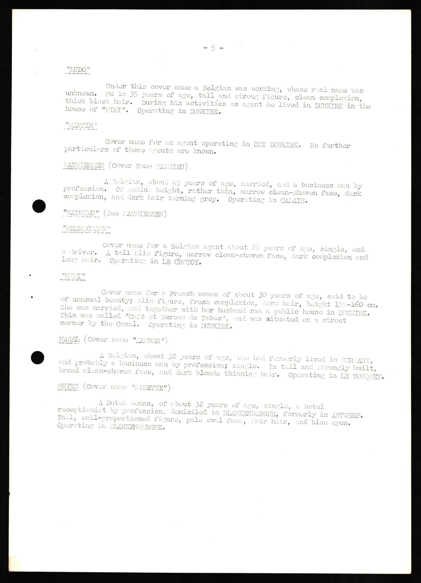 Forsvaret, Forsvarets overkommando II, RA/RAFA-3915/D/Db/L0010: CI Questionaires. Tyske okkupasjonsstyrker i Norge. Tyskere., 1945-1946, s. 418
