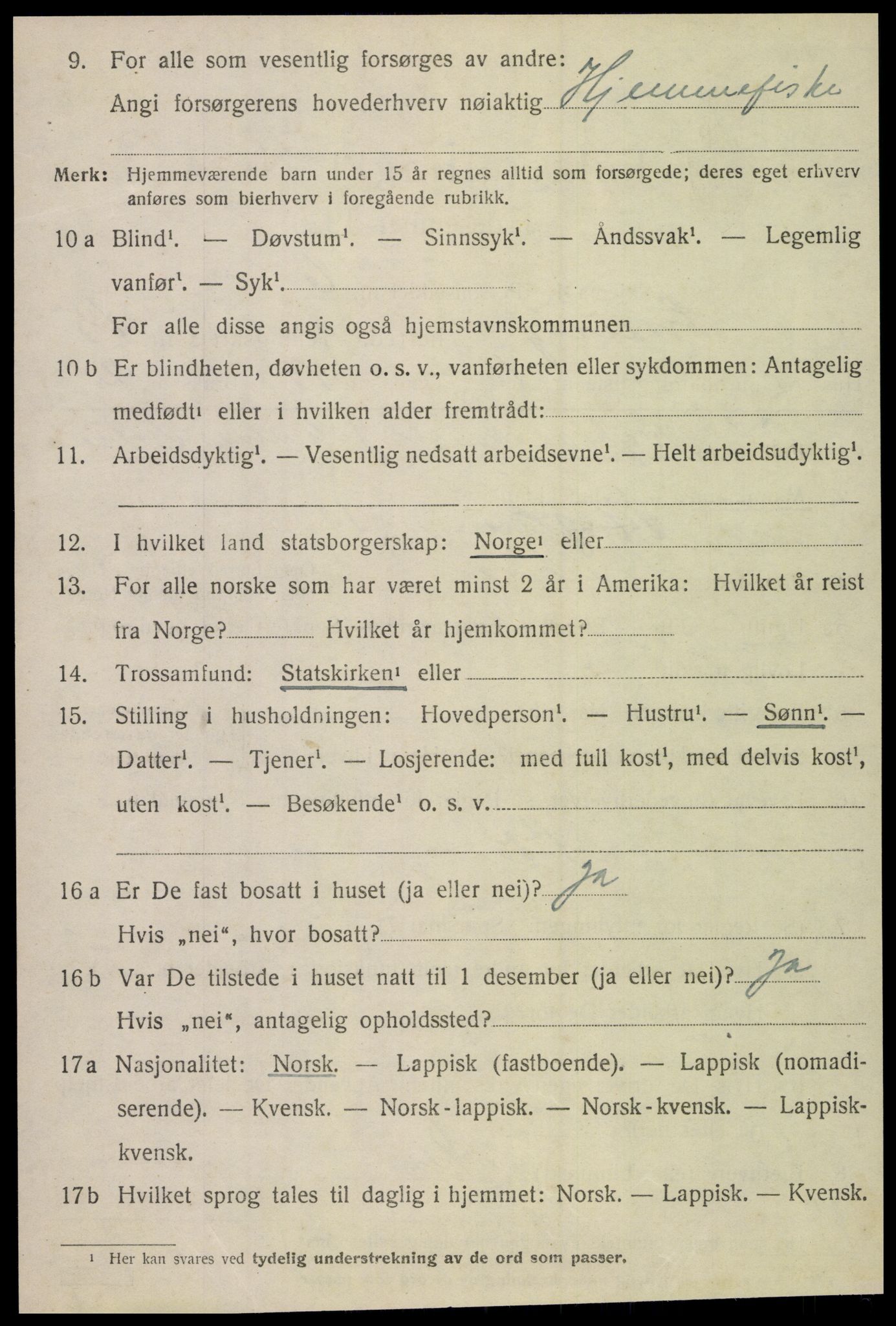 SAT, Folketelling 1920 for 1834 Lurøy herred, 1920, s. 5830