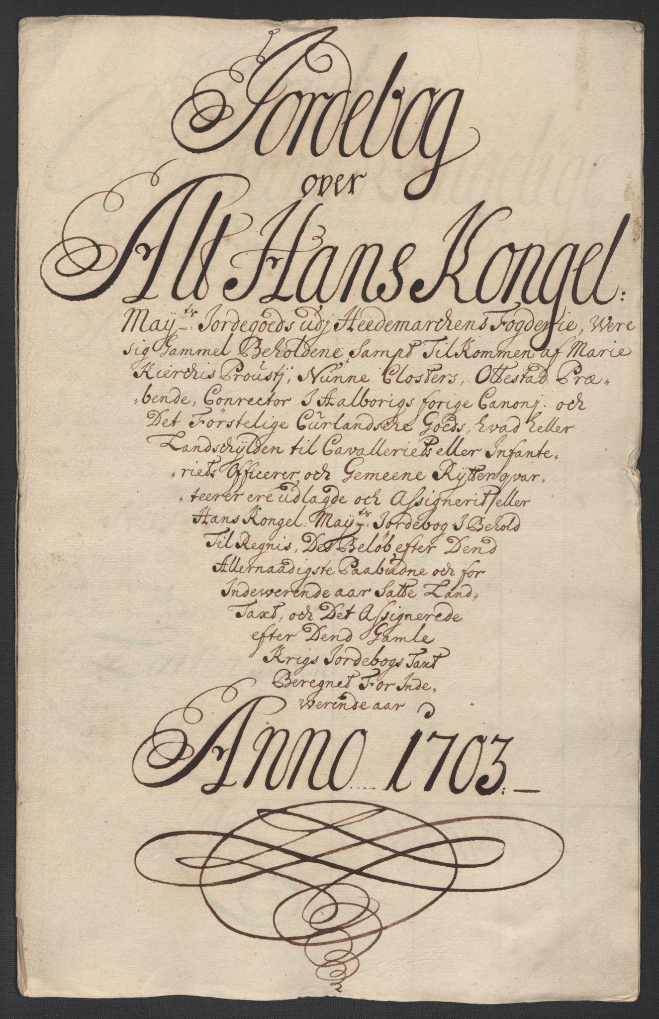Rentekammeret inntil 1814, Reviderte regnskaper, Fogderegnskap, RA/EA-4092/R16/L1041: Fogderegnskap Hedmark, 1703-1704, s. 34