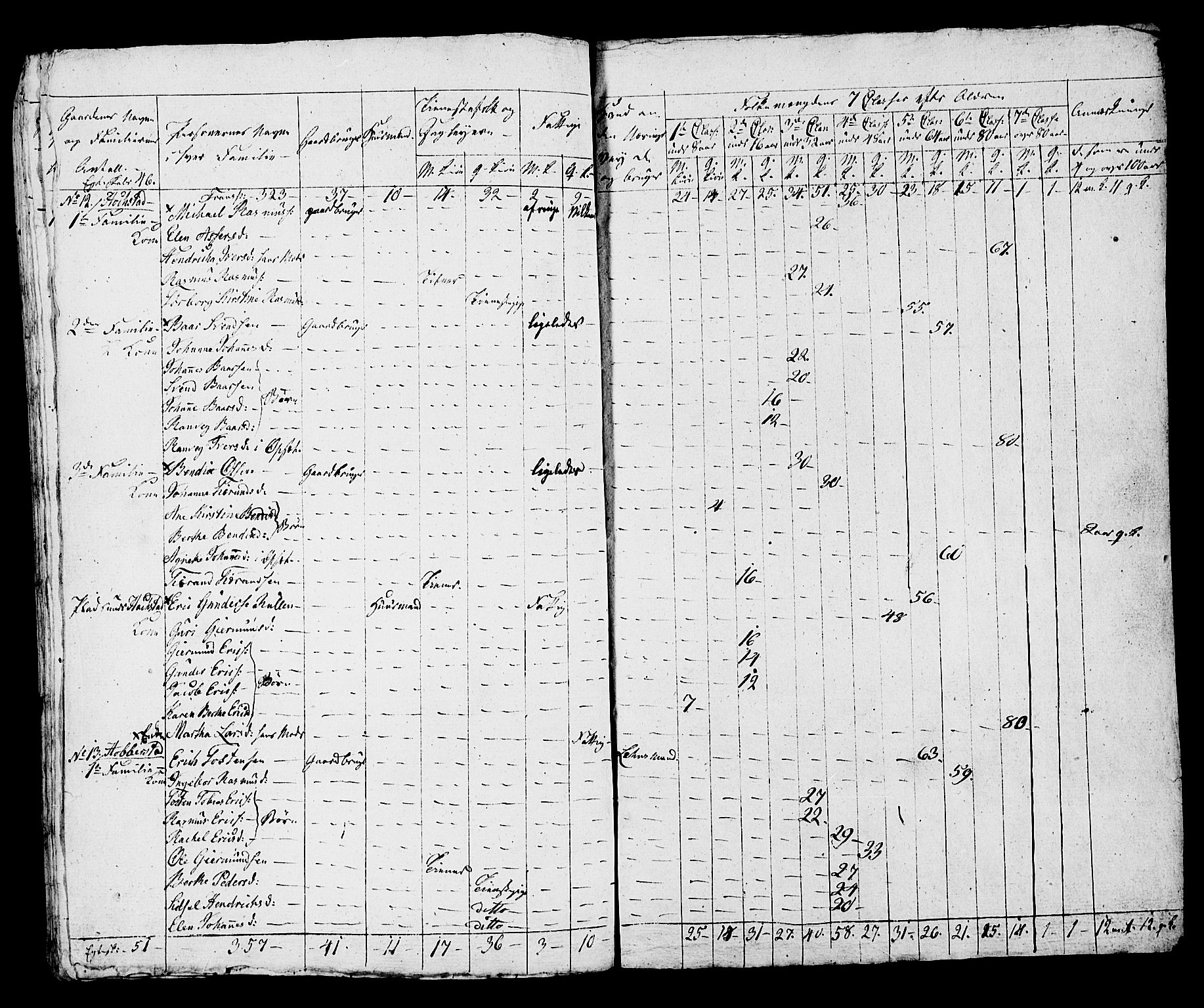 SAST, Folketelling 1815 for 1119P Hå prestegjeld, 1815, s. 51