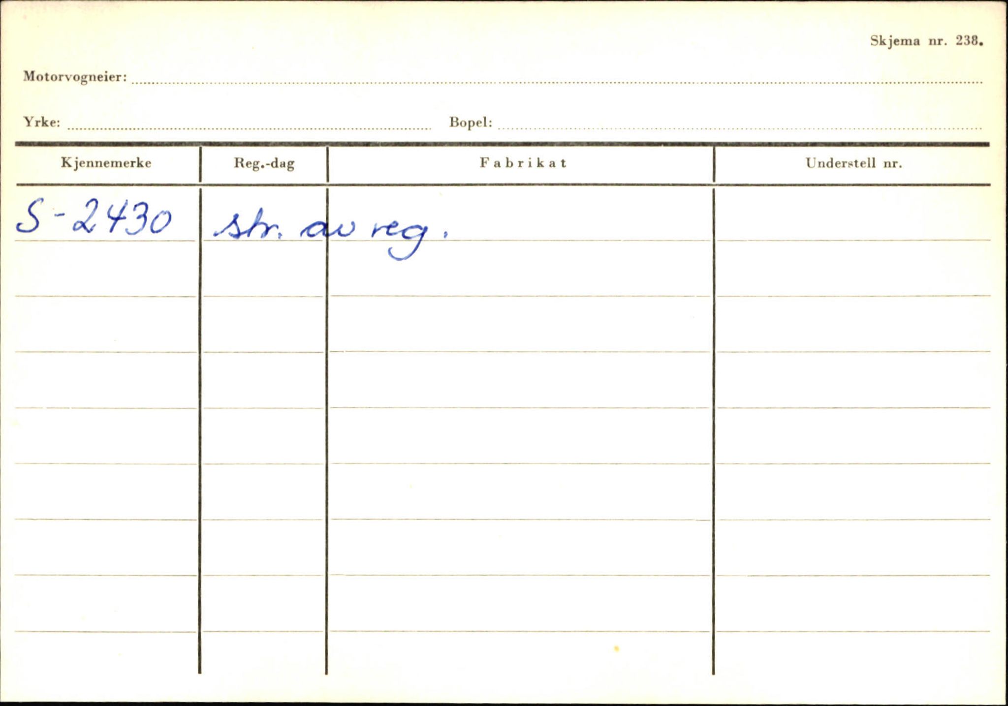 Statens vegvesen, Sogn og Fjordane vegkontor, SAB/A-5301/4/F/L0132: Eigarregister Askvoll A-Å. Balestrand A-Å, 1945-1975, s. 144