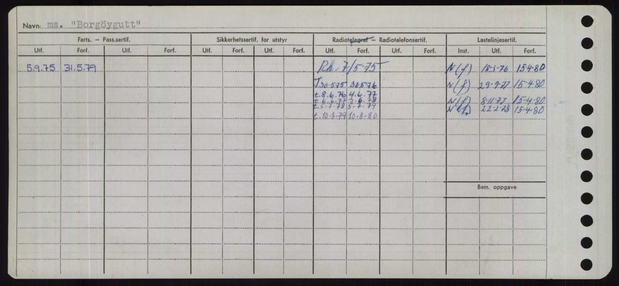 Sjøfartsdirektoratet med forløpere, Skipsmålingen, RA/S-1627/H/Hd/L0004: Fartøy, Bia-Boy, s. 602