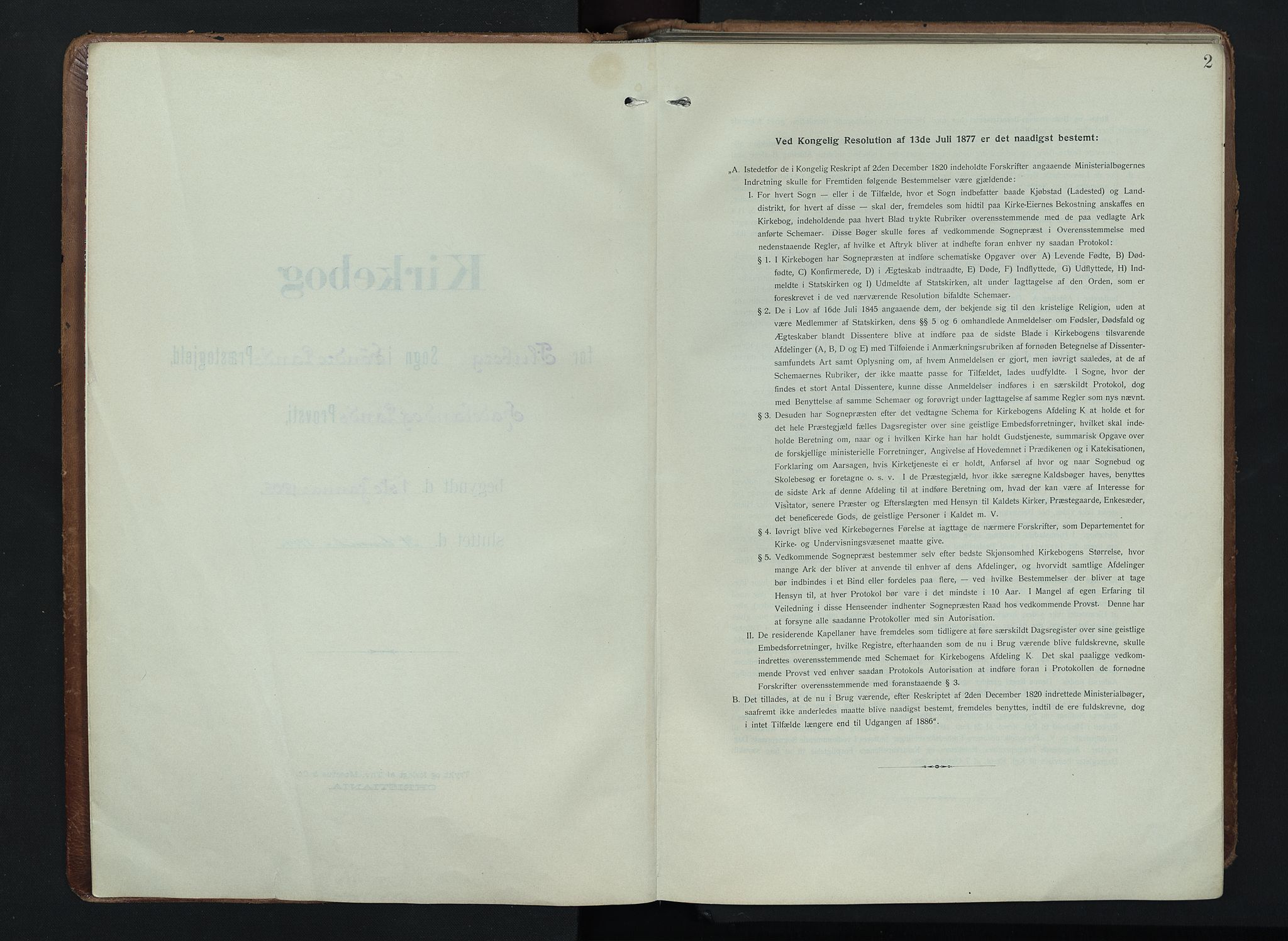 Søndre Land prestekontor, SAH/PREST-122/K/L0005: Ministerialbok nr. 5, 1905-1914, s. 2