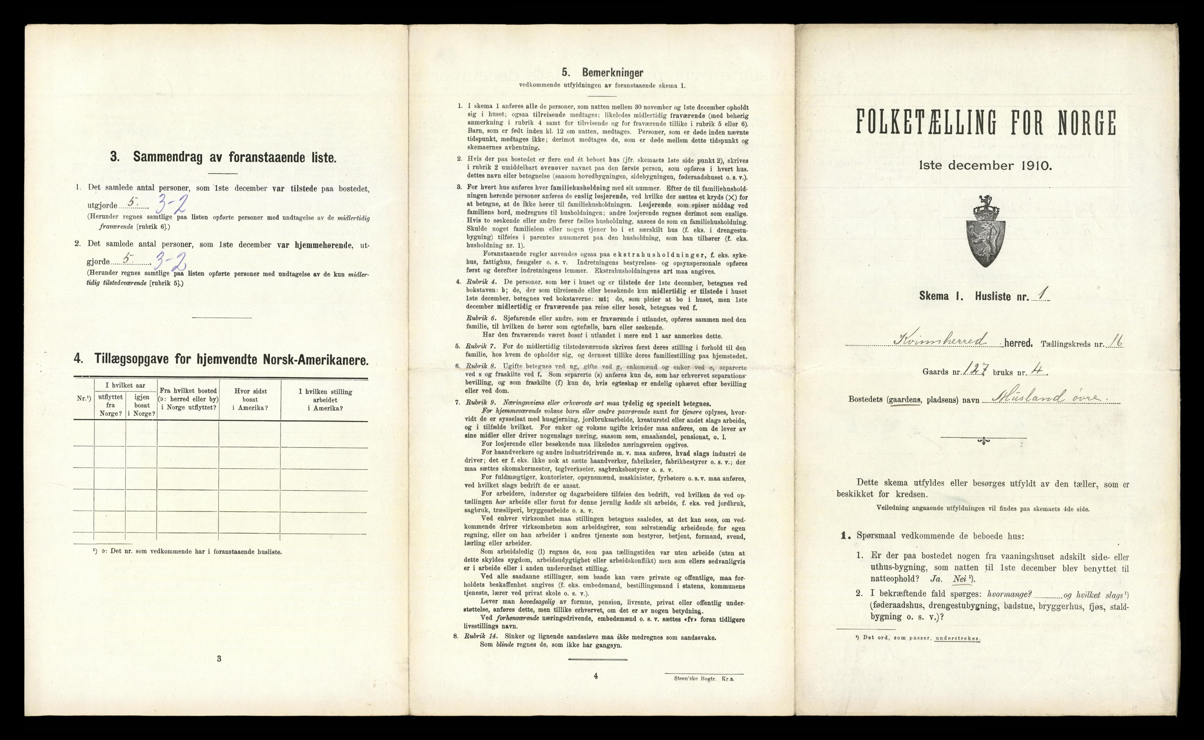 RA, Folketelling 1910 for 1224 Kvinnherad herred, 1910, s. 1345