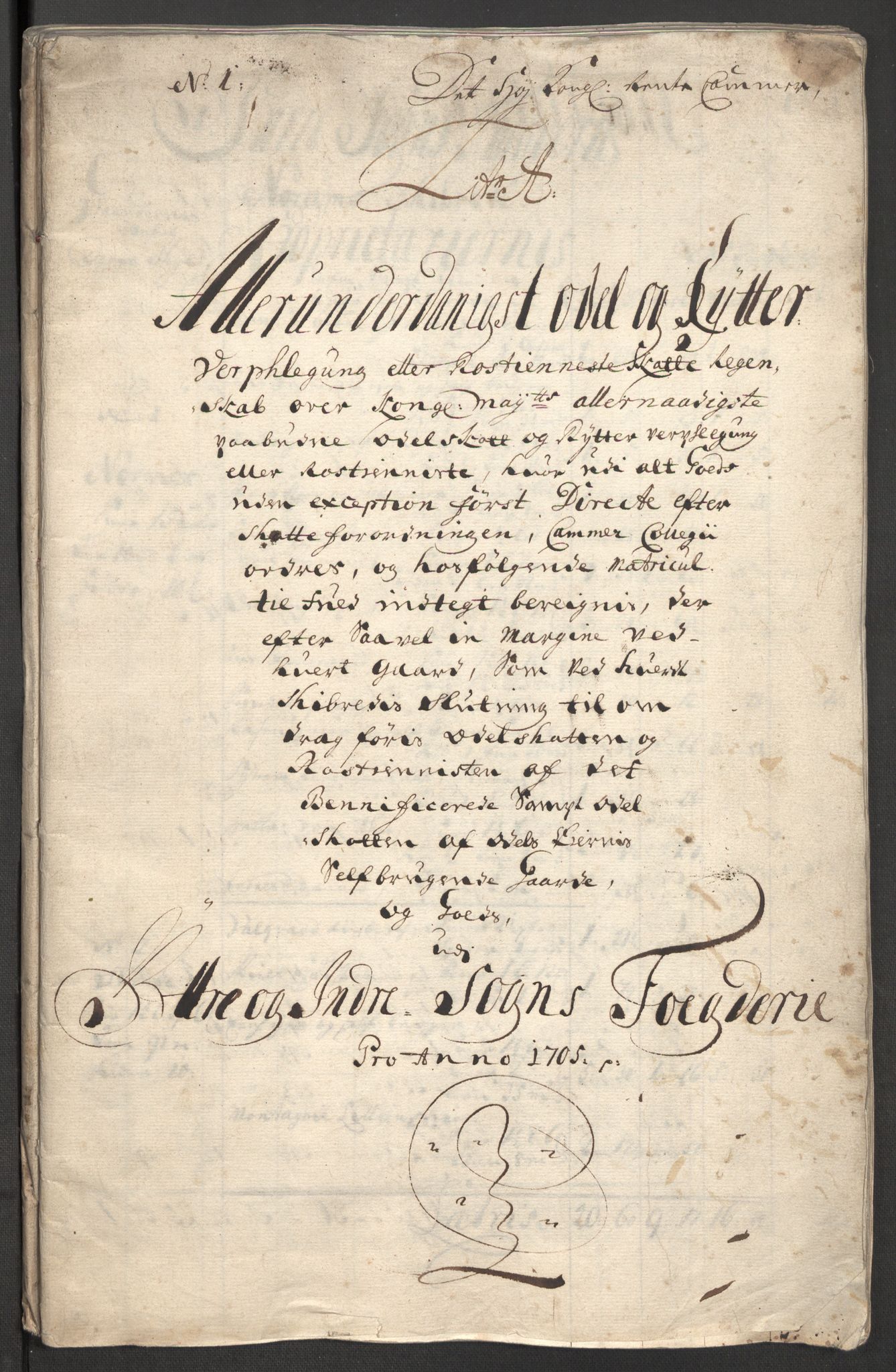 Rentekammeret inntil 1814, Reviderte regnskaper, Fogderegnskap, RA/EA-4092/R52/L3314: Fogderegnskap Sogn, 1705-1707, s. 23