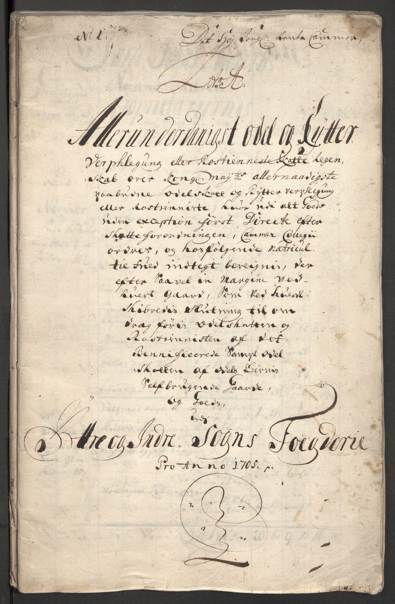 Rentekammeret inntil 1814, Reviderte regnskaper, Fogderegnskap, AV/RA-EA-4092/R52/L3314: Fogderegnskap Sogn, 1705-1707, s. 23