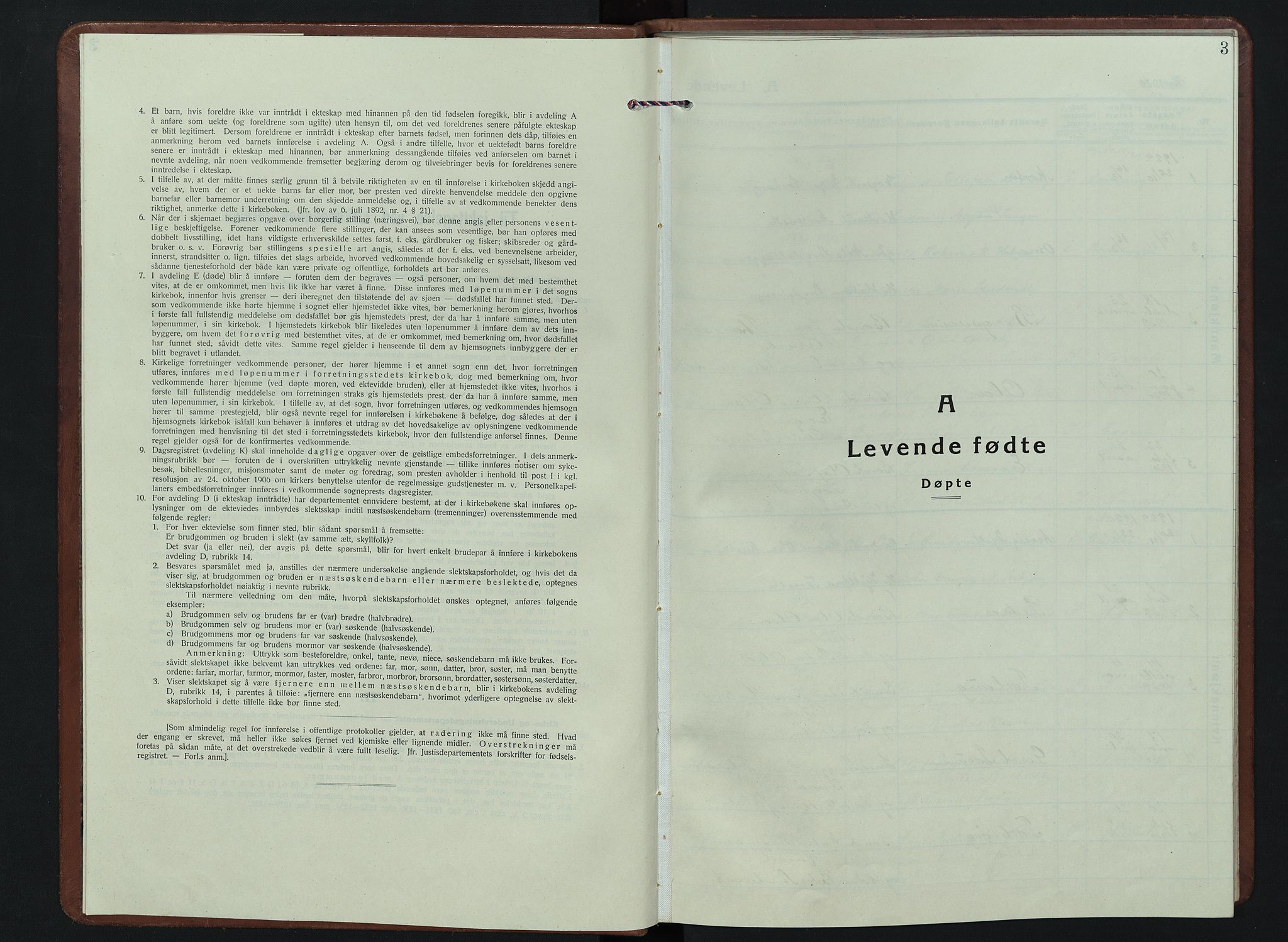 Tynset prestekontor, SAH/PREST-058/H/Ha/Hab/L0013: Klokkerbok nr. 13, 1930-1946, s. 3