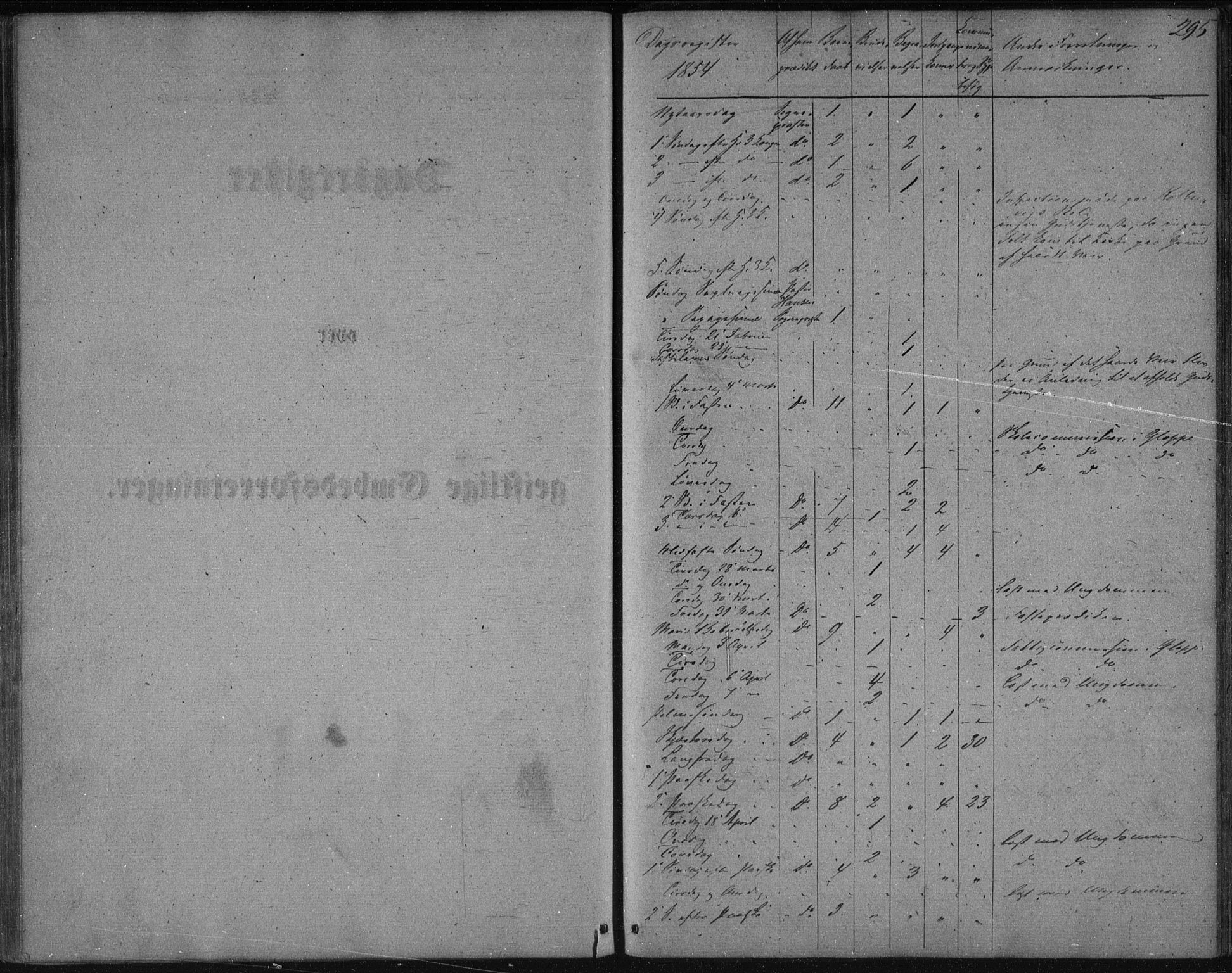 Avaldsnes sokneprestkontor, SAST/A -101851/H/Ha/Haa/L0009: Ministerialbok nr. A 9, 1853-1865, s. 295