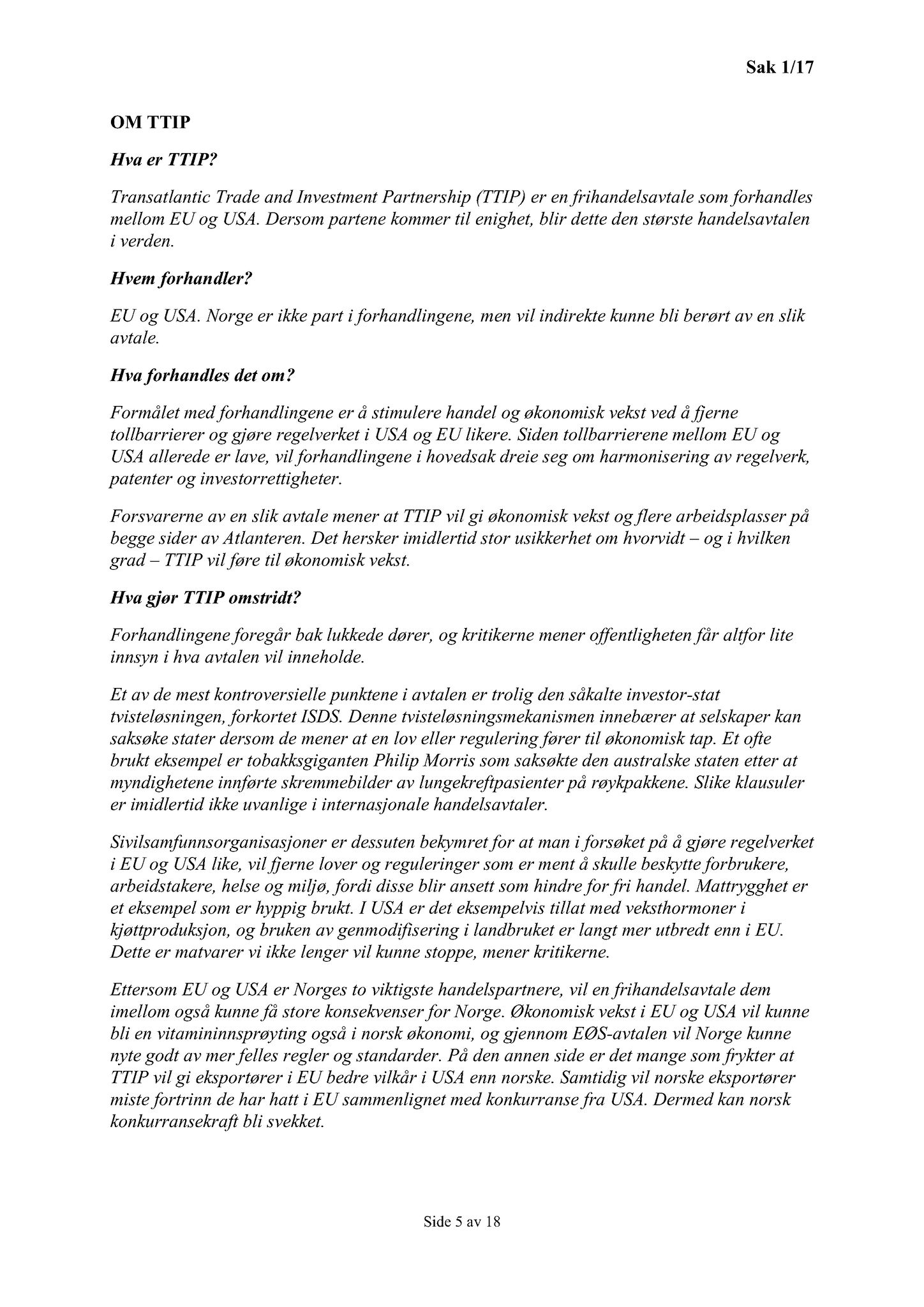 Klæbu Kommune, TRKO/KK/06-UM/L004: Utvalg for miljø - Møtedokumenter 2017, 2017, s. 6