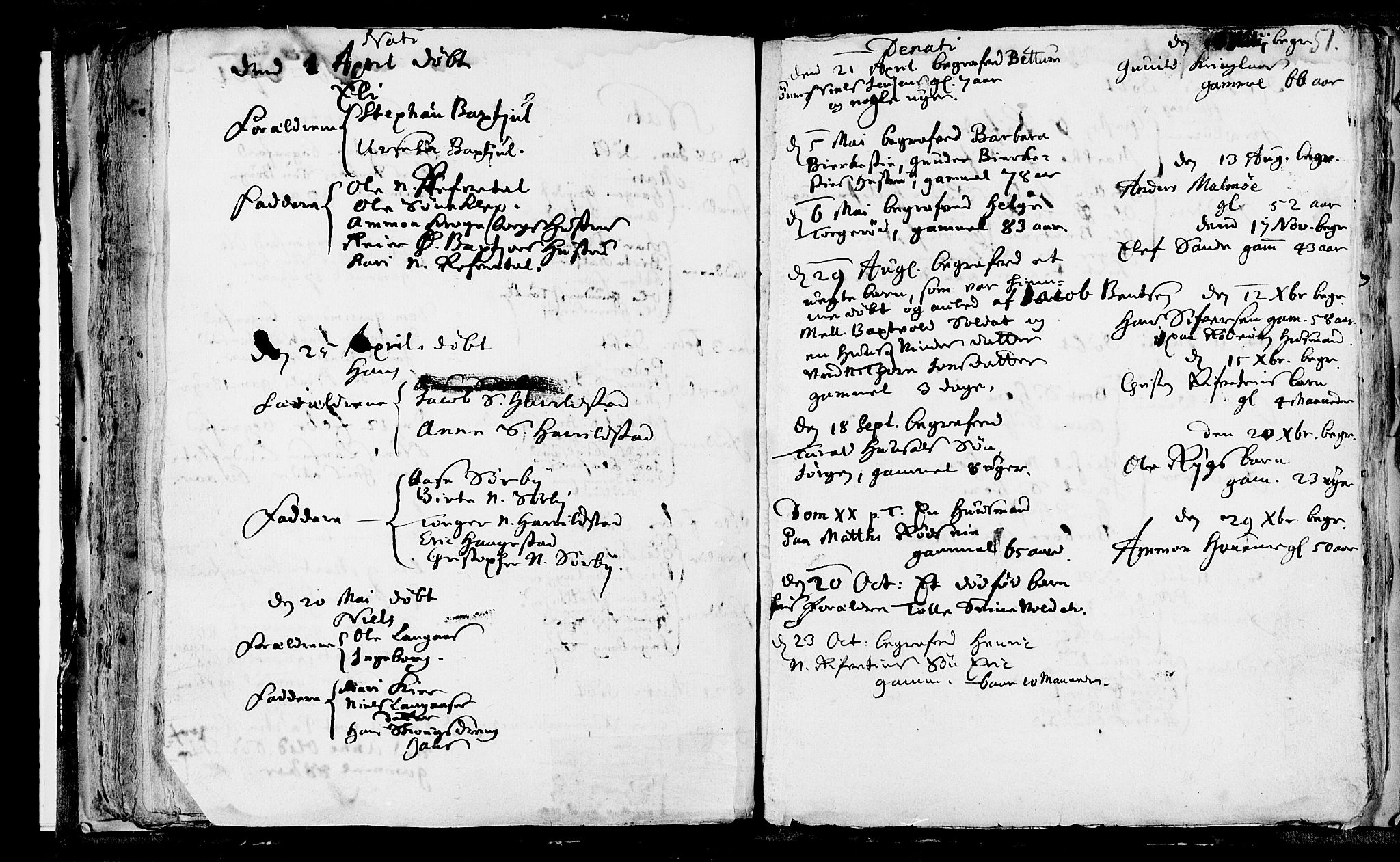 Våle kirkebøker, AV/SAKO-A-334/F/Fa/L0001: Ministerialbok nr. I 1, 1693-1704, s. 51