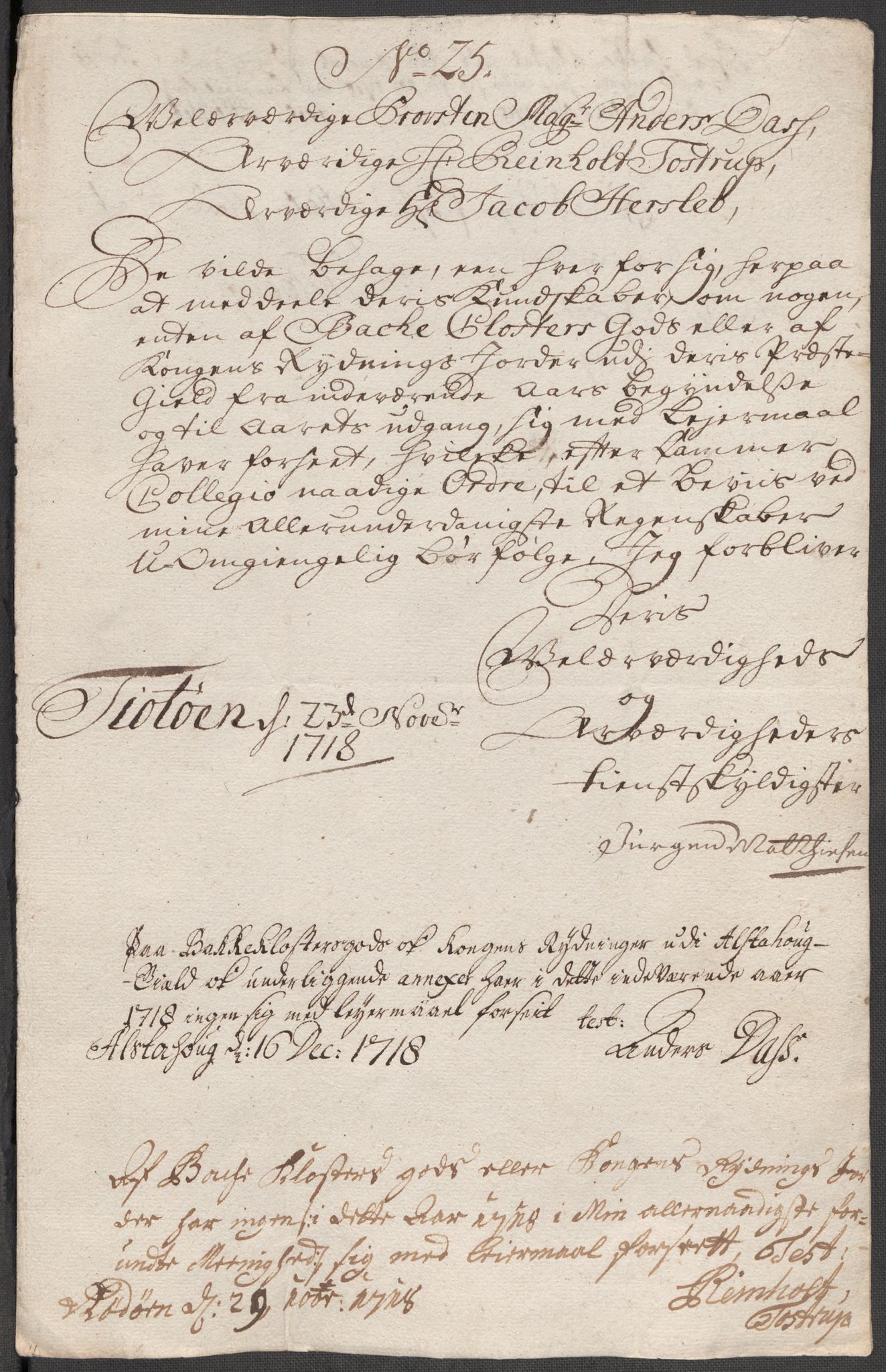 Rentekammeret inntil 1814, Reviderte regnskaper, Fogderegnskap, RA/EA-4092/R65/L4516: Fogderegnskap Helgeland, 1718, s. 213