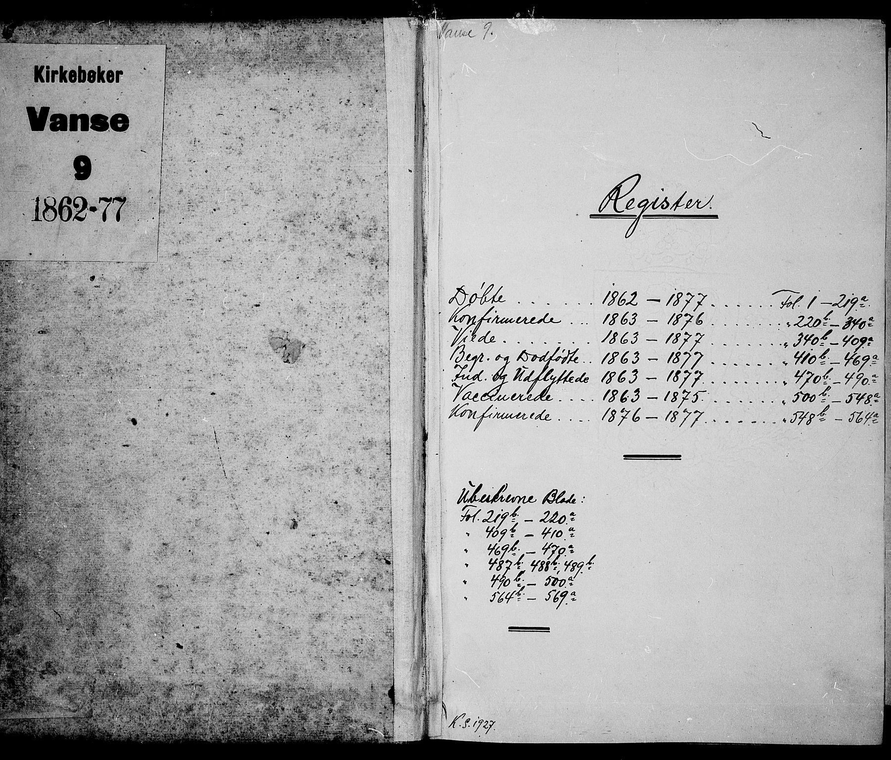 Lista sokneprestkontor, SAK/1111-0027/F/Fb/L0003: Klokkerbok nr. B 3, 1862-1877