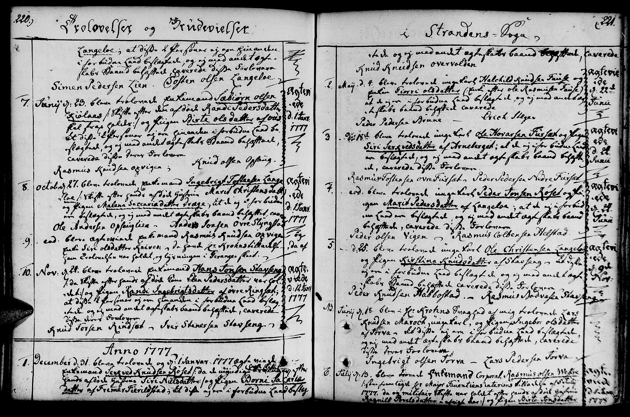 Ministerialprotokoller, klokkerbøker og fødselsregistre - Møre og Romsdal, AV/SAT-A-1454/520/L0271: Ministerialbok nr. 520A01, 1759-1801, s. 220-221