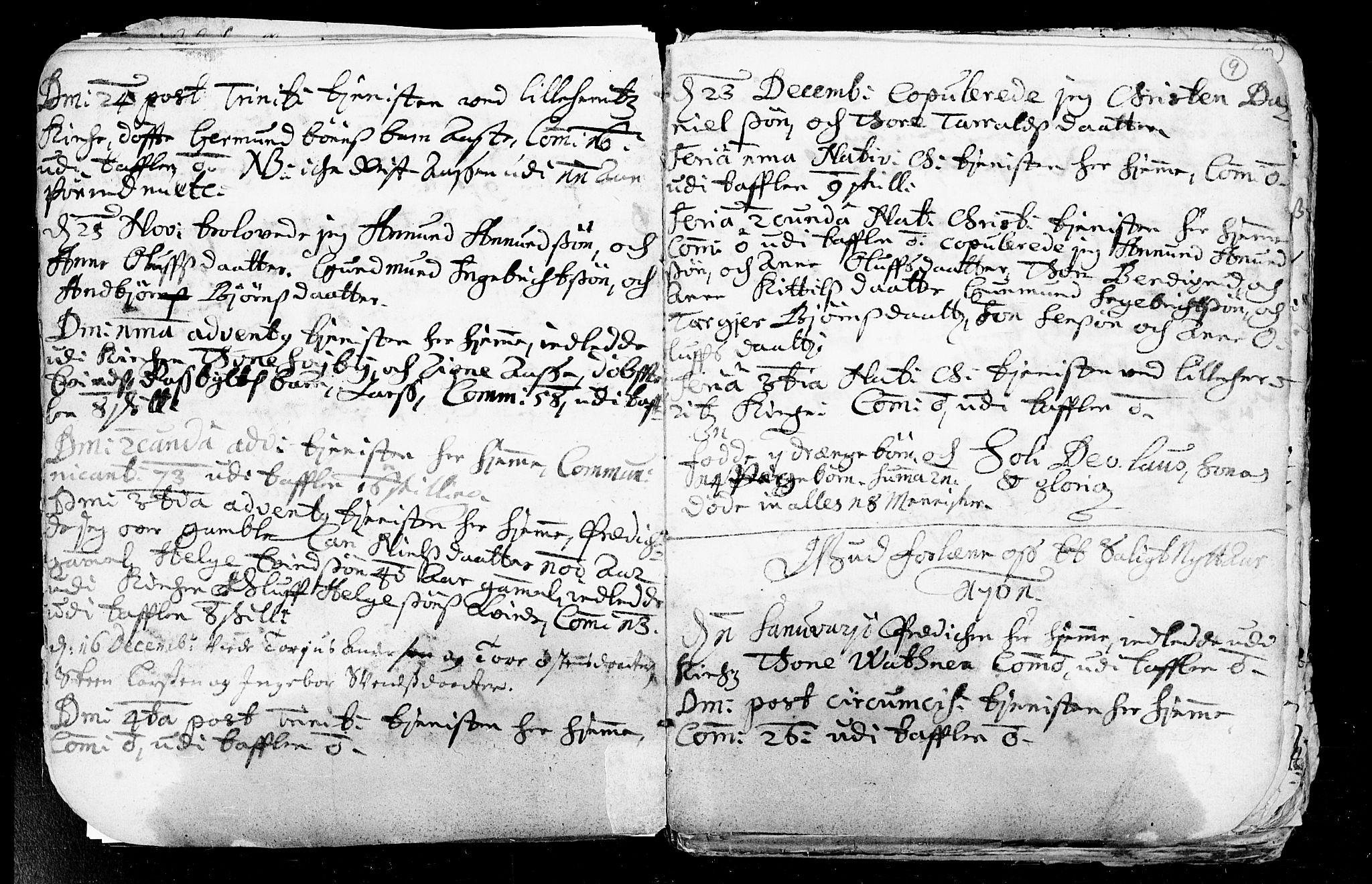 Heddal kirkebøker, SAKO/A-268/F/Fa/L0002: Ministerialbok nr. I 2, 1699-1722, s. 9