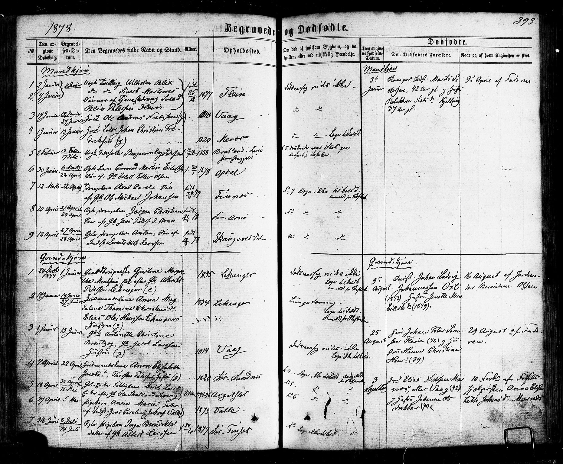 Ministerialprotokoller, klokkerbøker og fødselsregistre - Nordland, AV/SAT-A-1459/805/L0098: Ministerialbok nr. 805A05, 1862-1879, s. 393
