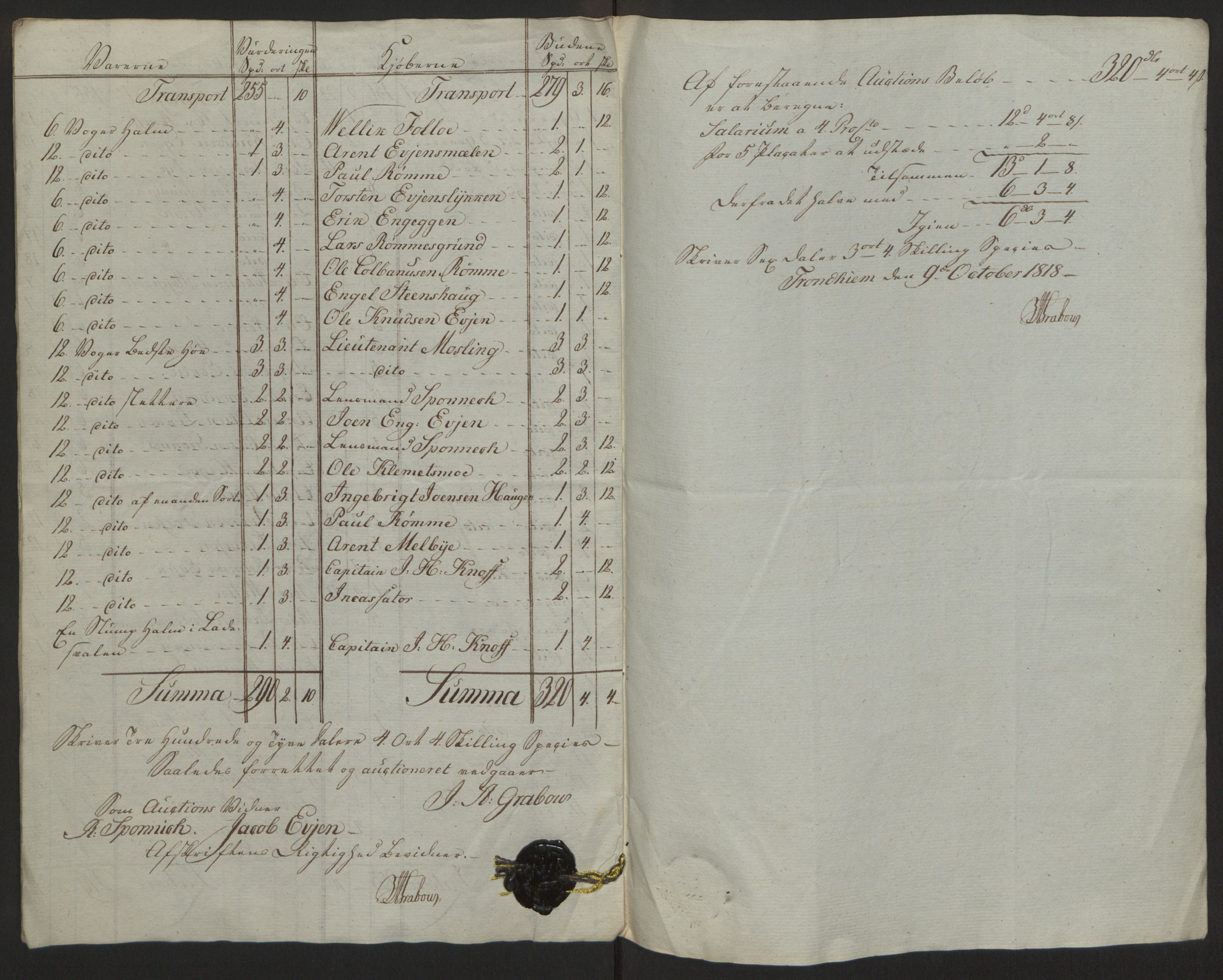 Forsvaret, Generalauditøren, AV/RA-RAFA-1772/F/Fj/Fja/L0018b: --, 1759-1824, s. 12